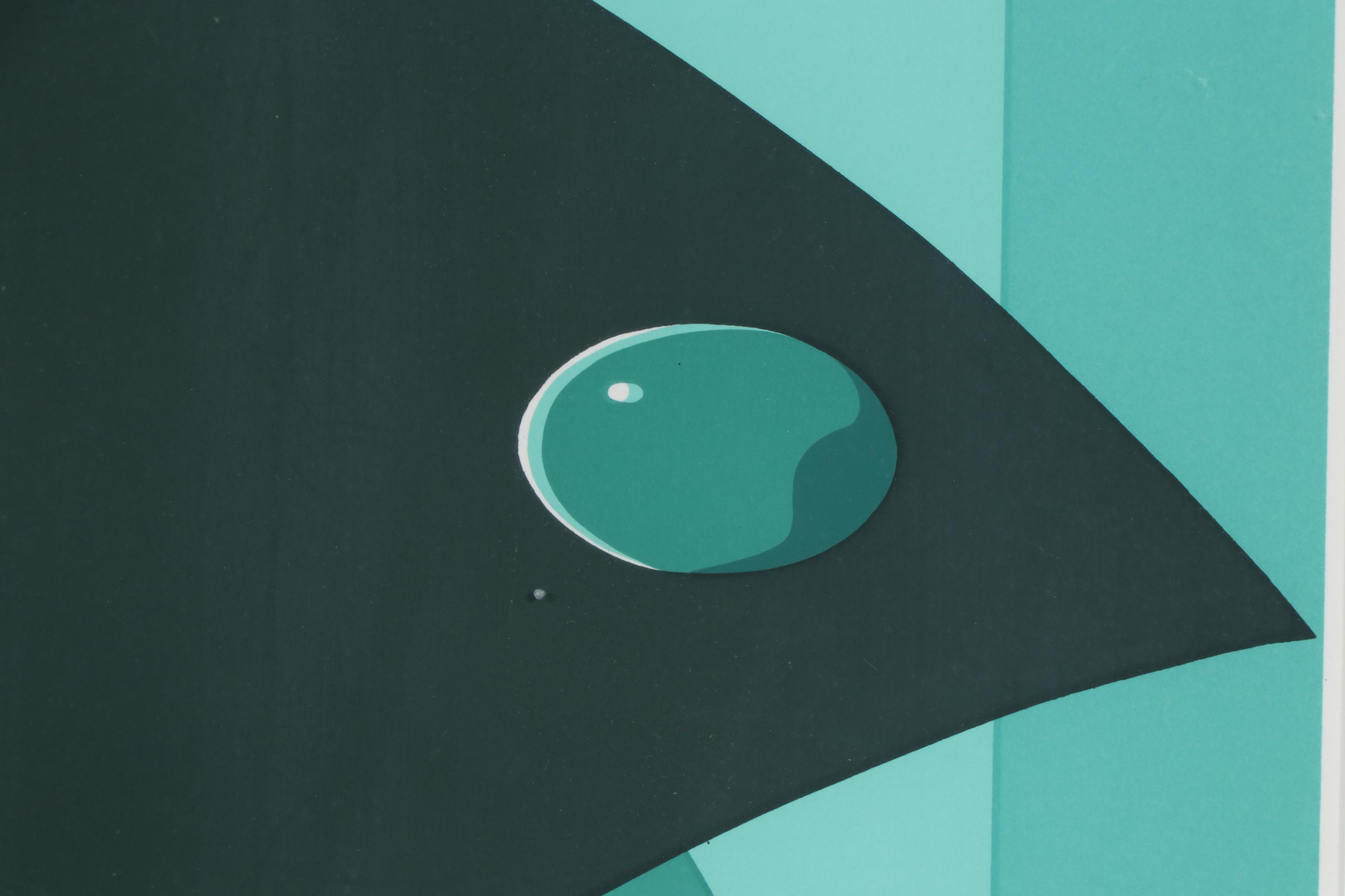 Amleto dallo Costa Semi-Nude Female Portrait Serigraph, c. 1980