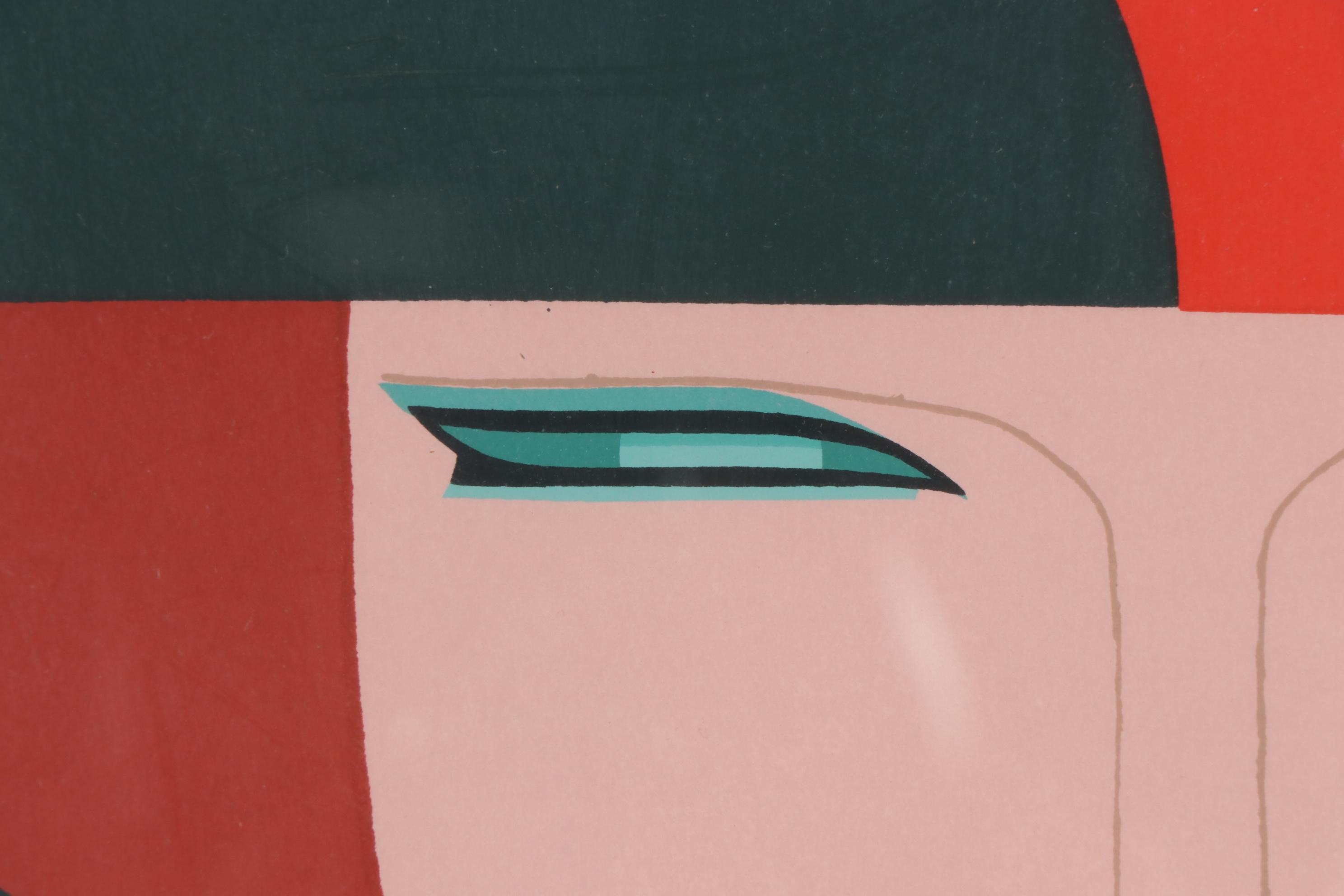 Amleto dallo Costa Semi-Nude Female Portrait Serigraph, c. 1980