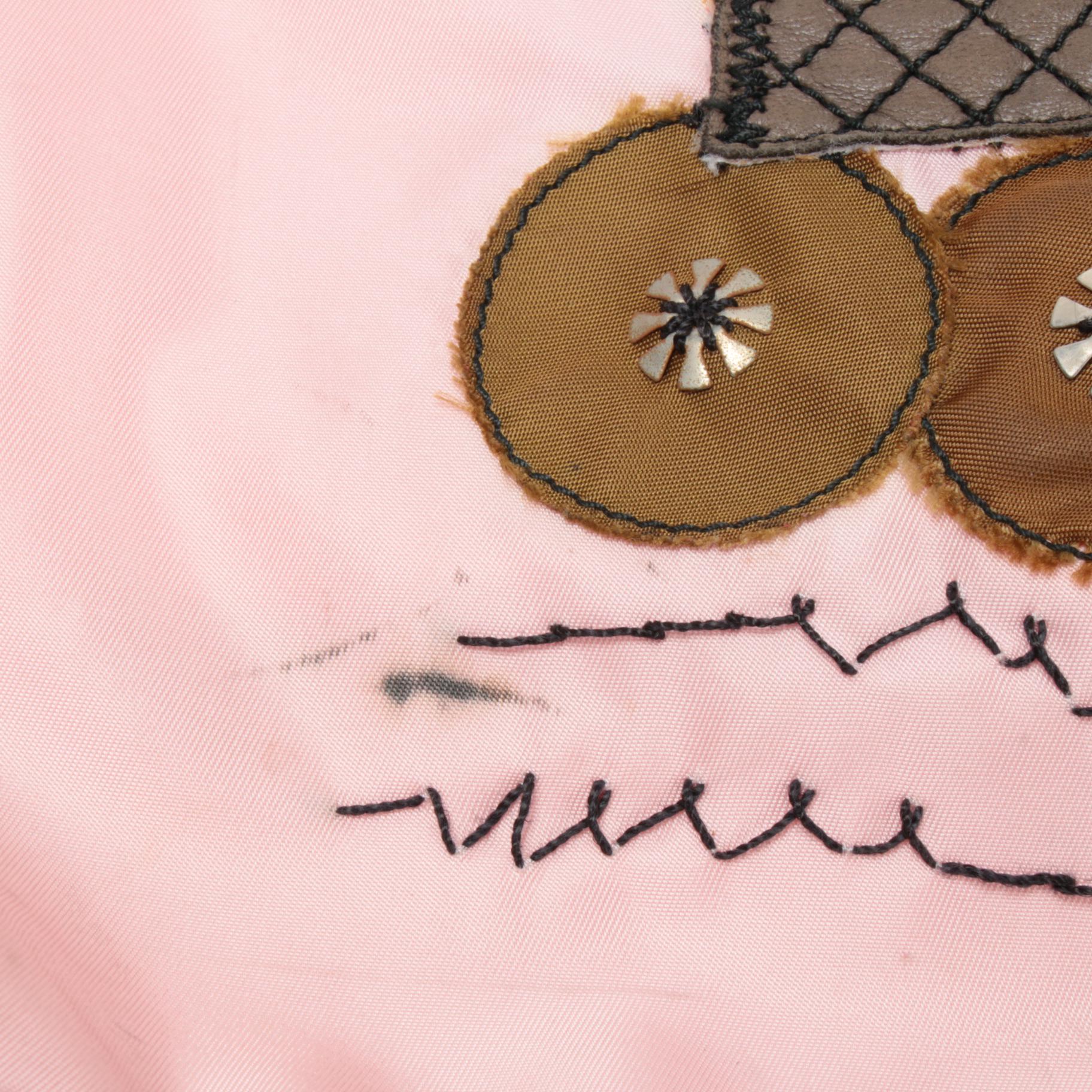 Prada Robot Shopper Tote Bag in Pink Tessuto Nylon