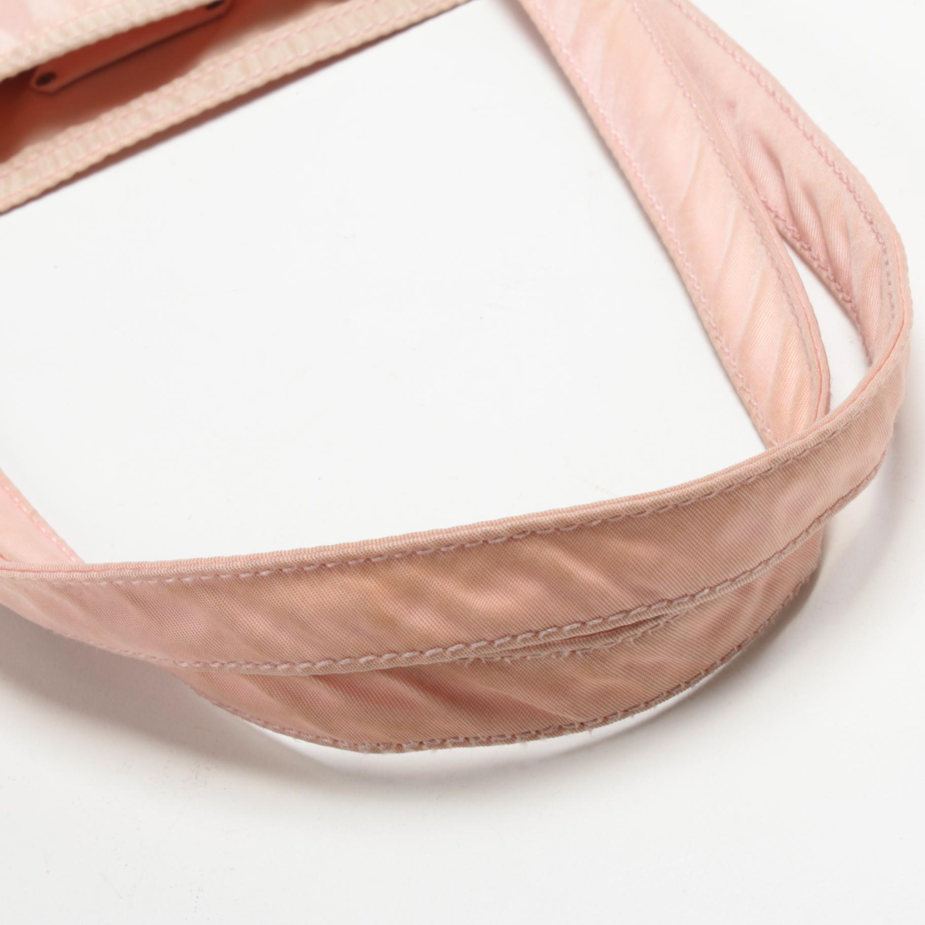 Prada Robot Shopper Tote Bag in Pink Tessuto Nylon