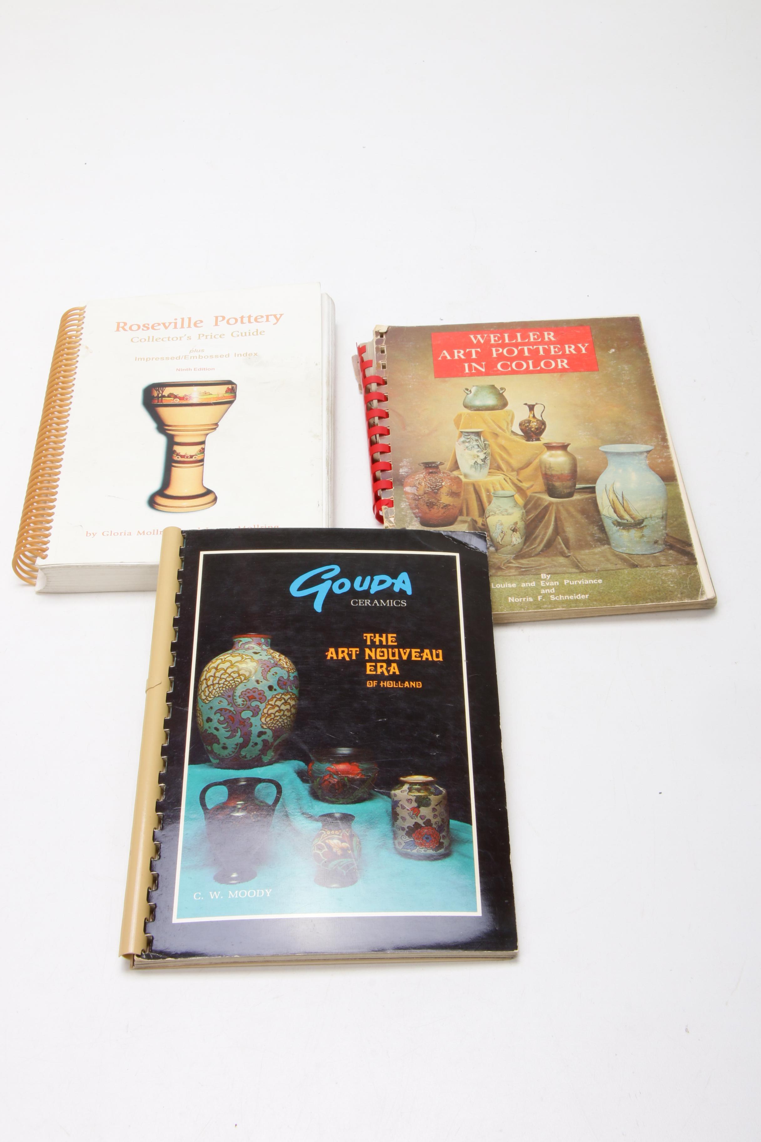 Collectible Ceramic and Pottery Books Including "American Art Pottery"