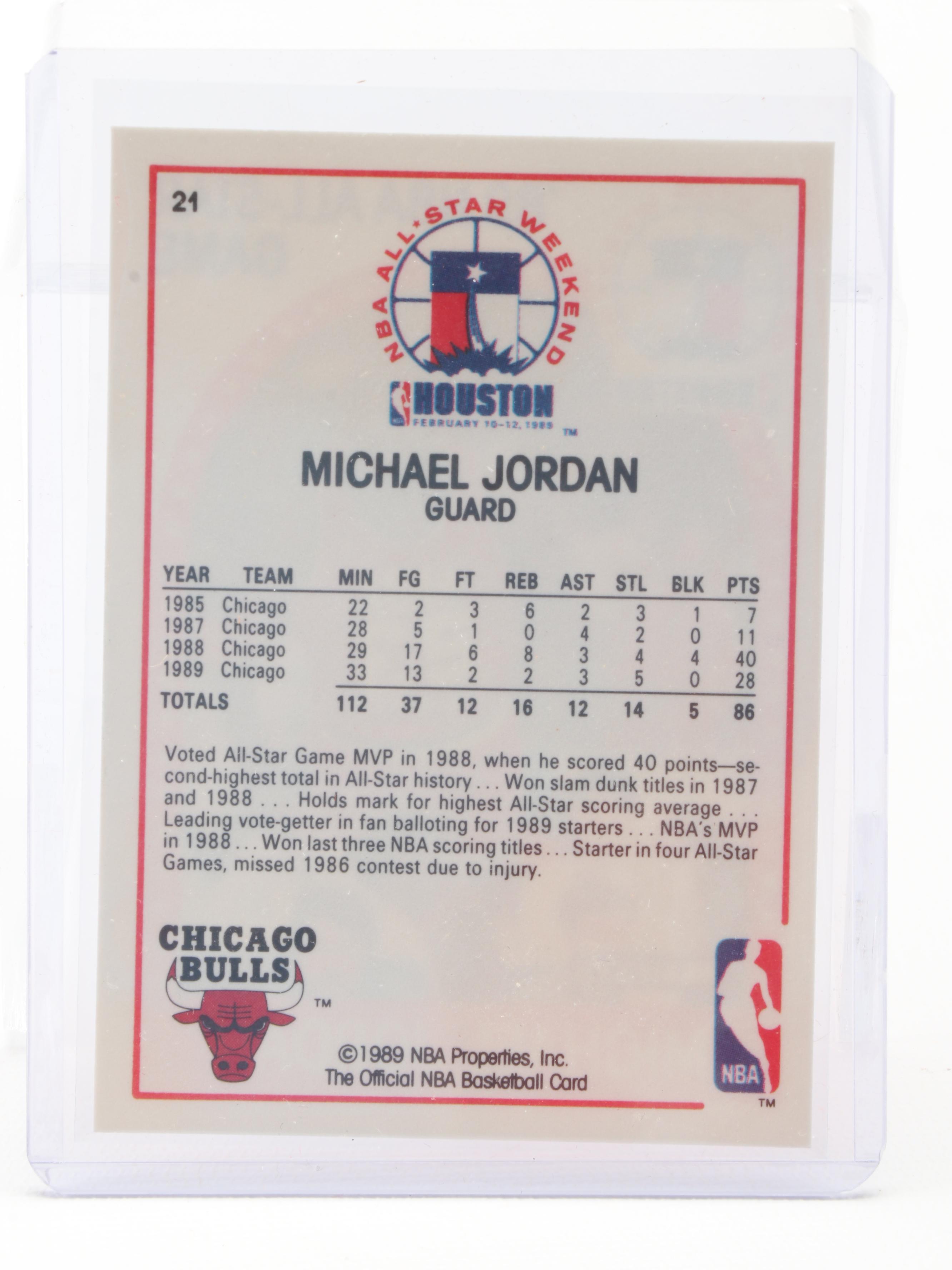 Michael Jordan 1980s and Early 1990s Cards