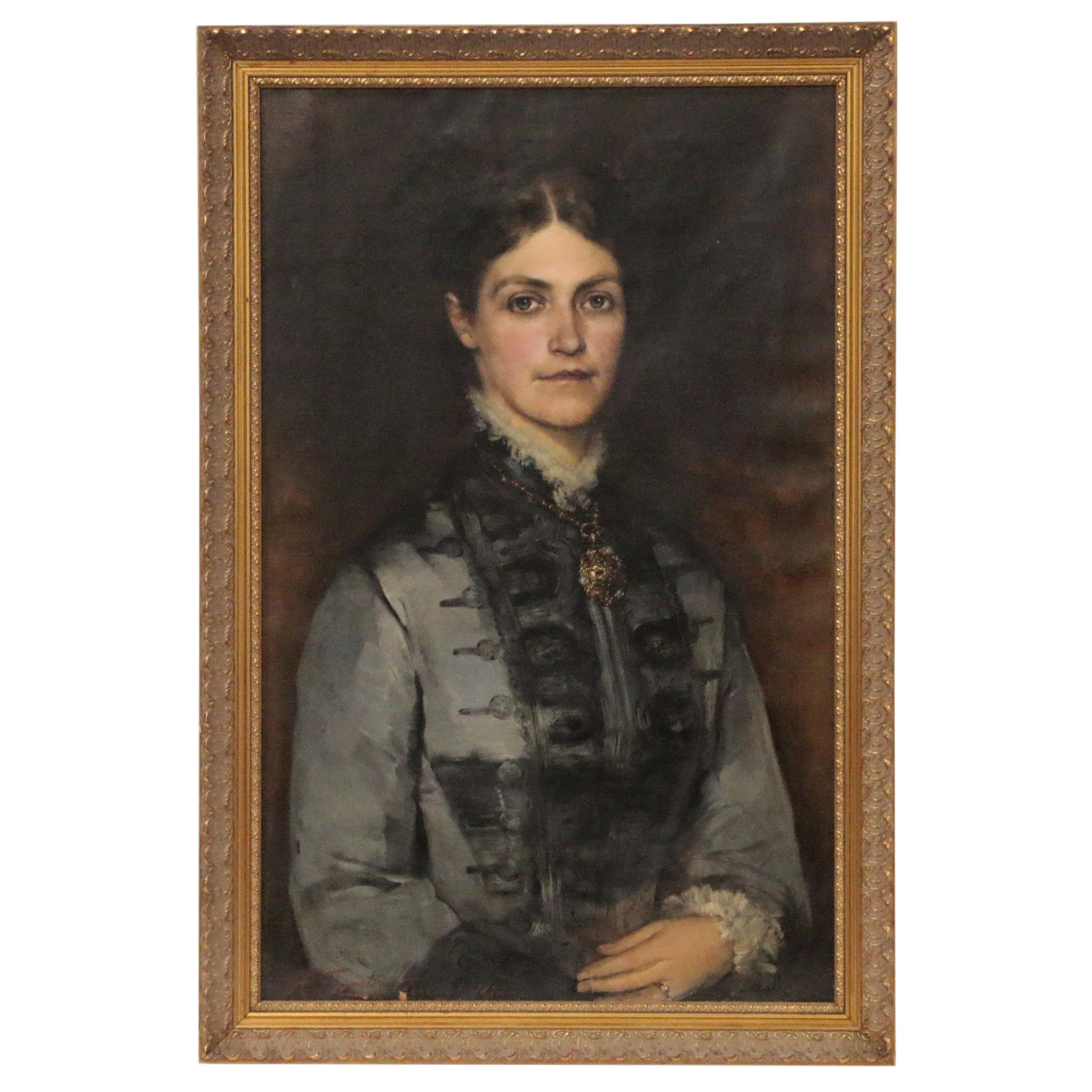 Heinrich Faust Oil Painting "Firenze," 1878