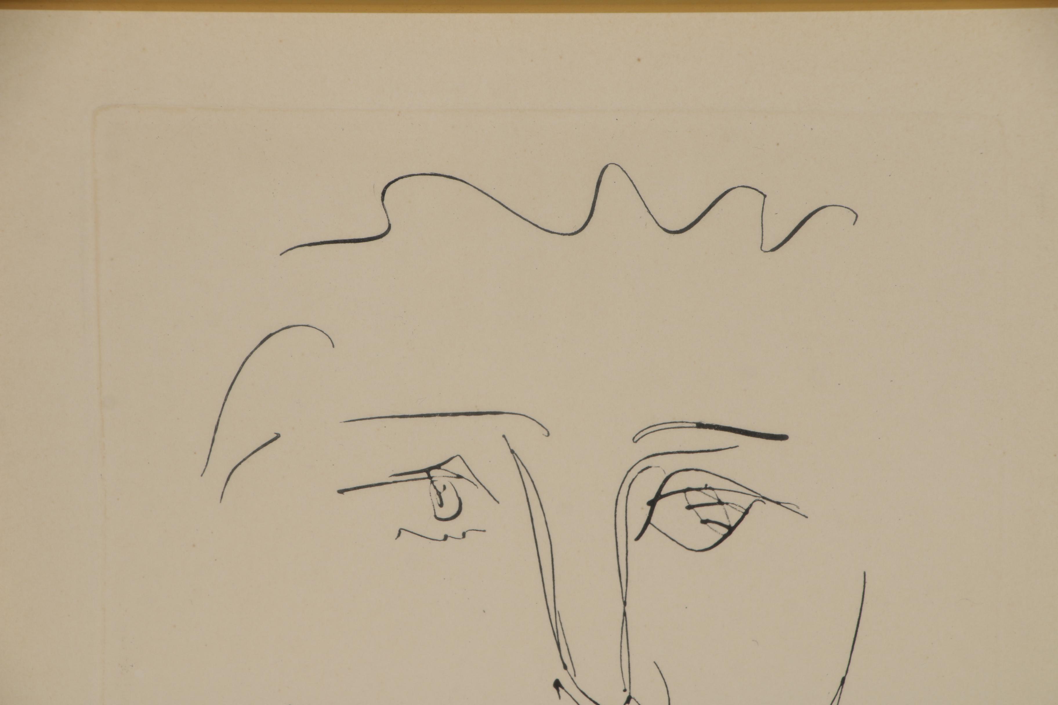 Pablo Picasso Restrike Etching "L'Age de Soleil"