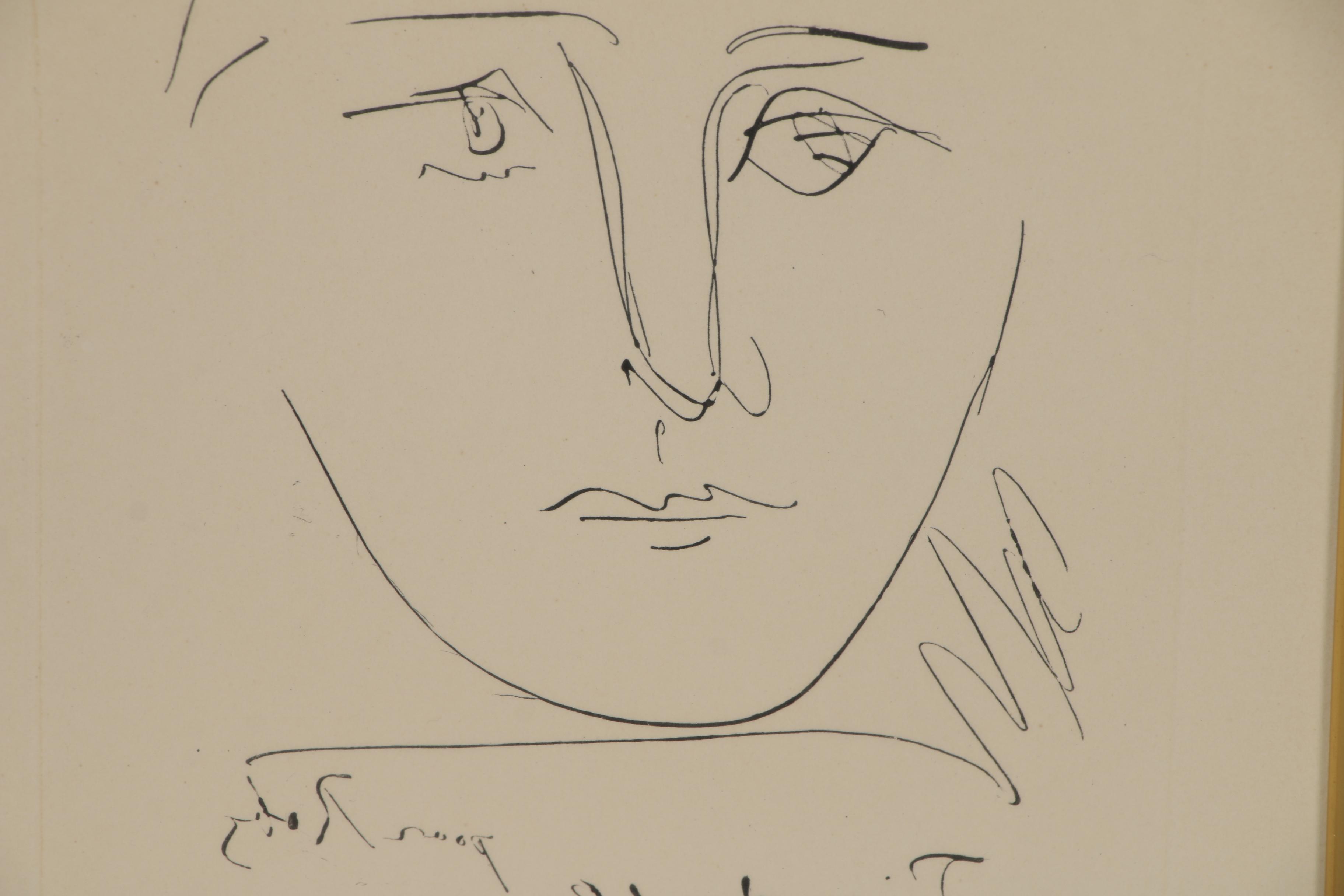 Pablo Picasso Restrike Etching "L'Age de Soleil"