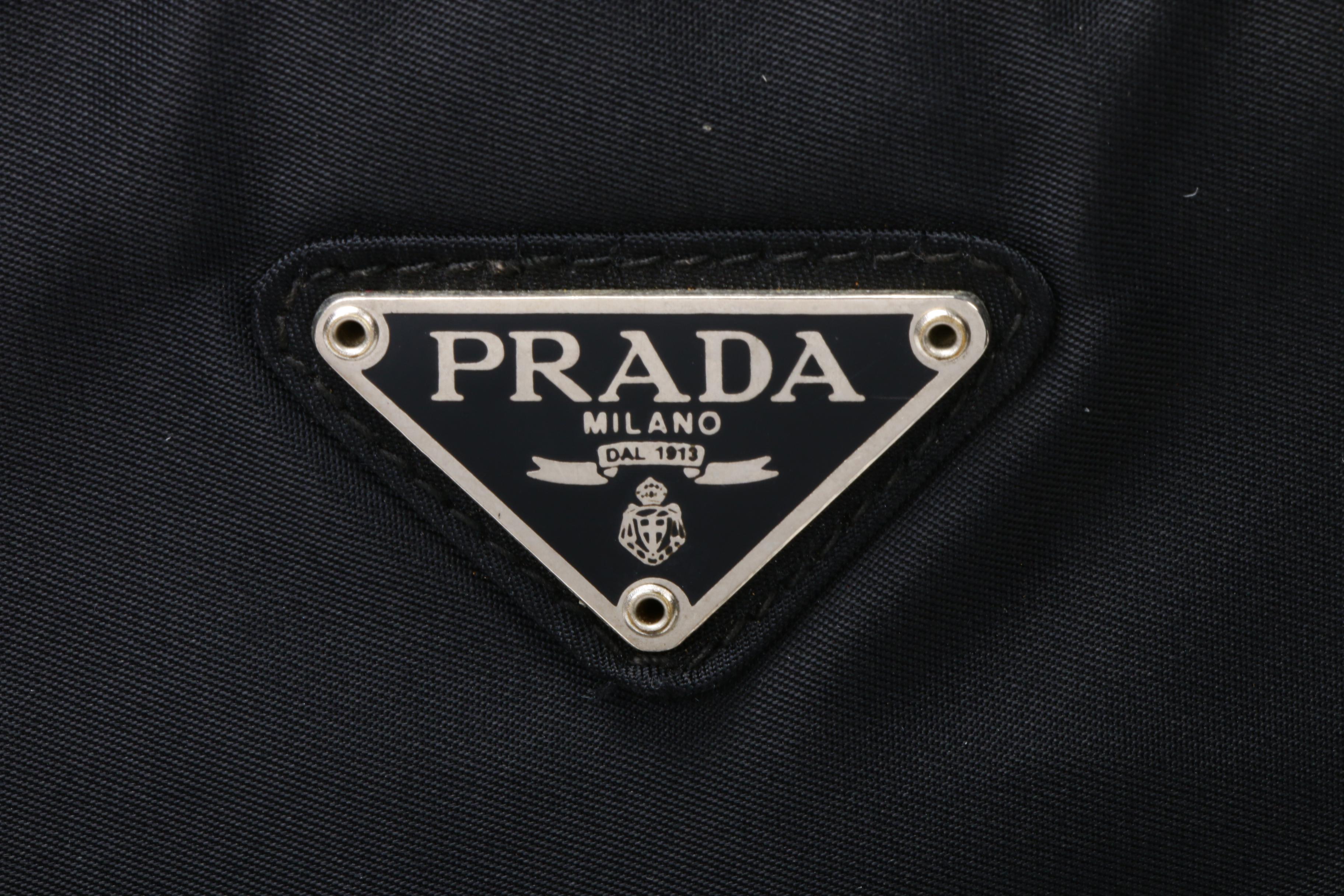 Prada Tote Bag in Black Tessuto Nylon