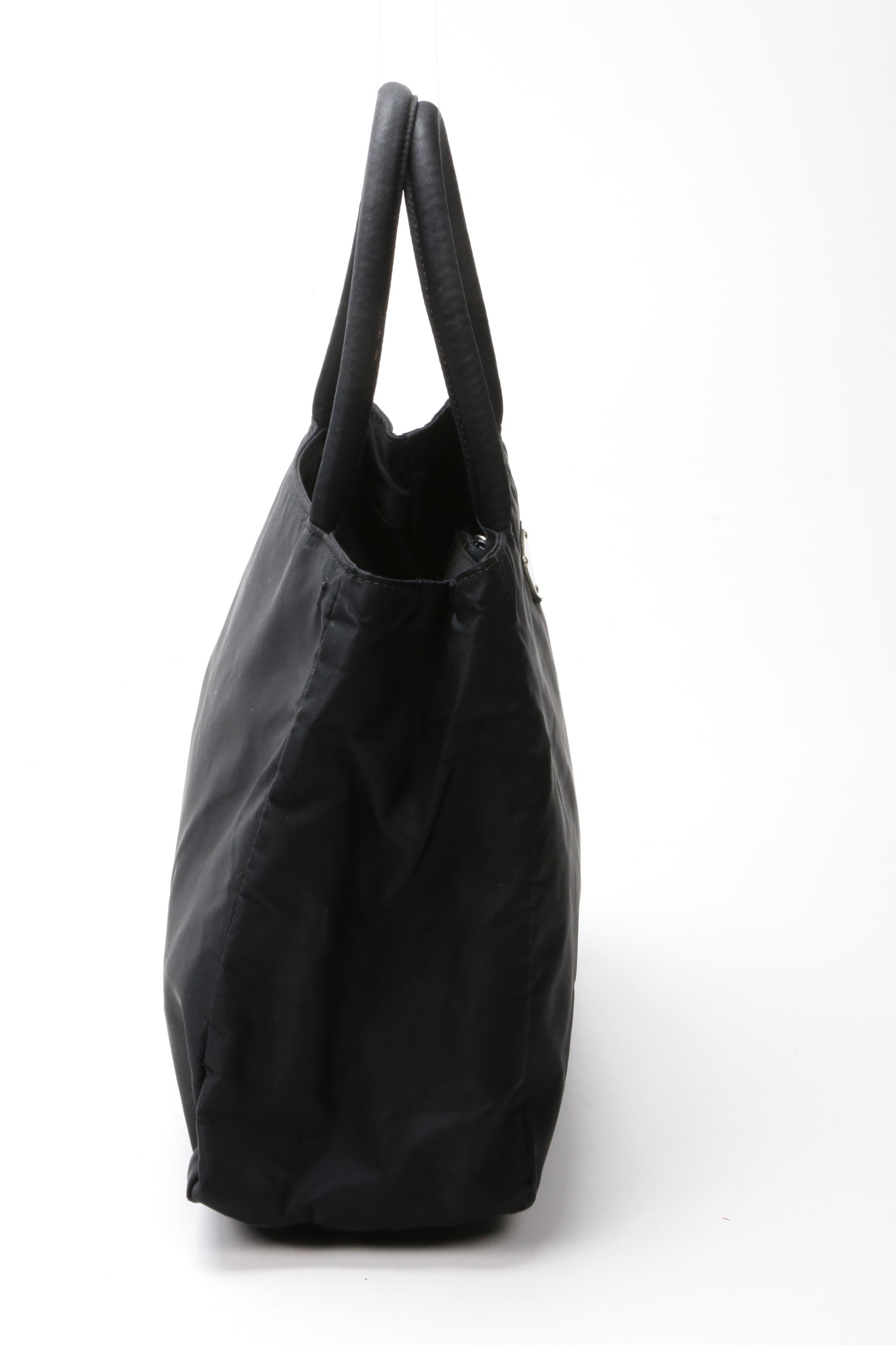 Prada Tote Bag in Black Tessuto Nylon