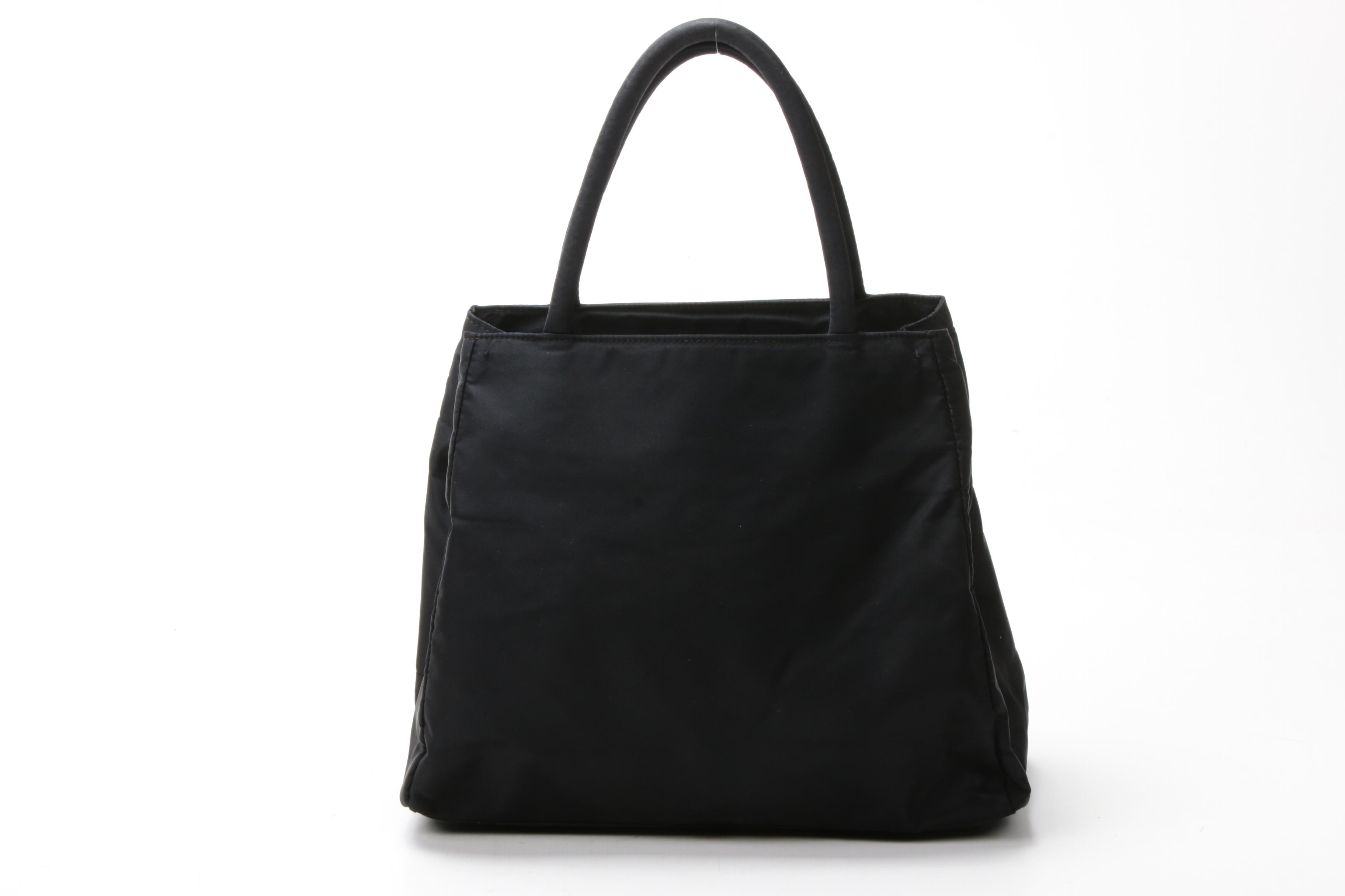 Prada Tote Bag in Black Tessuto Nylon