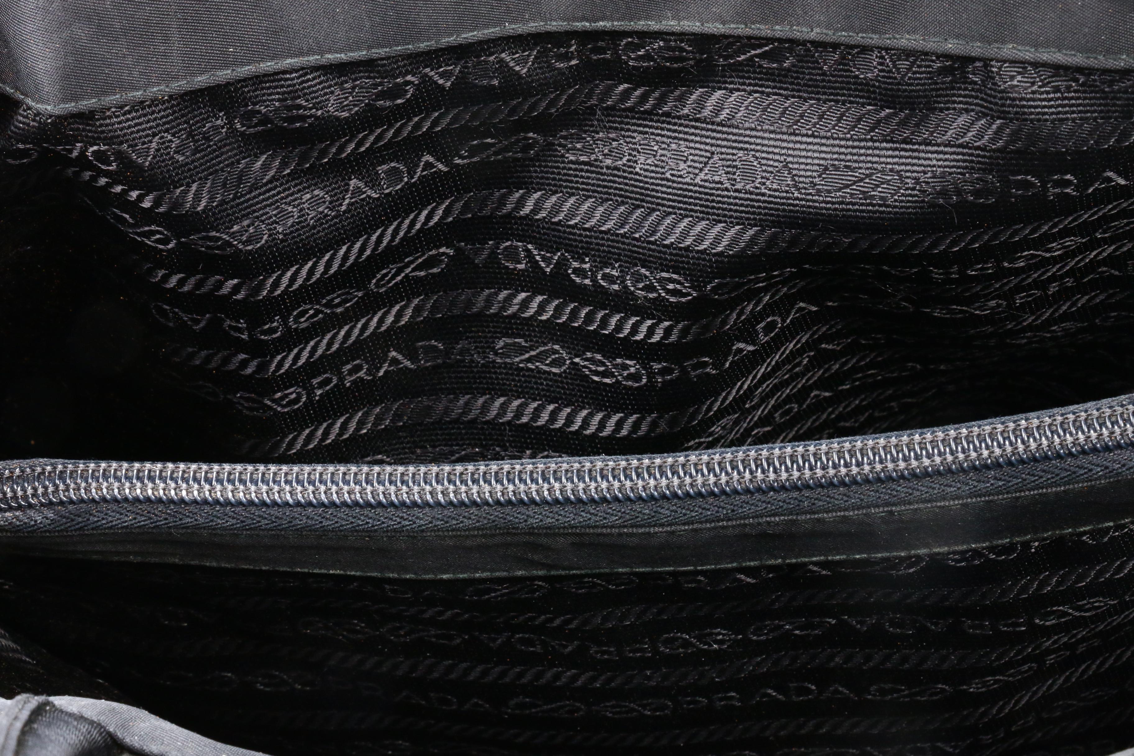 Prada Tote Bag in Black Tessuto Nylon