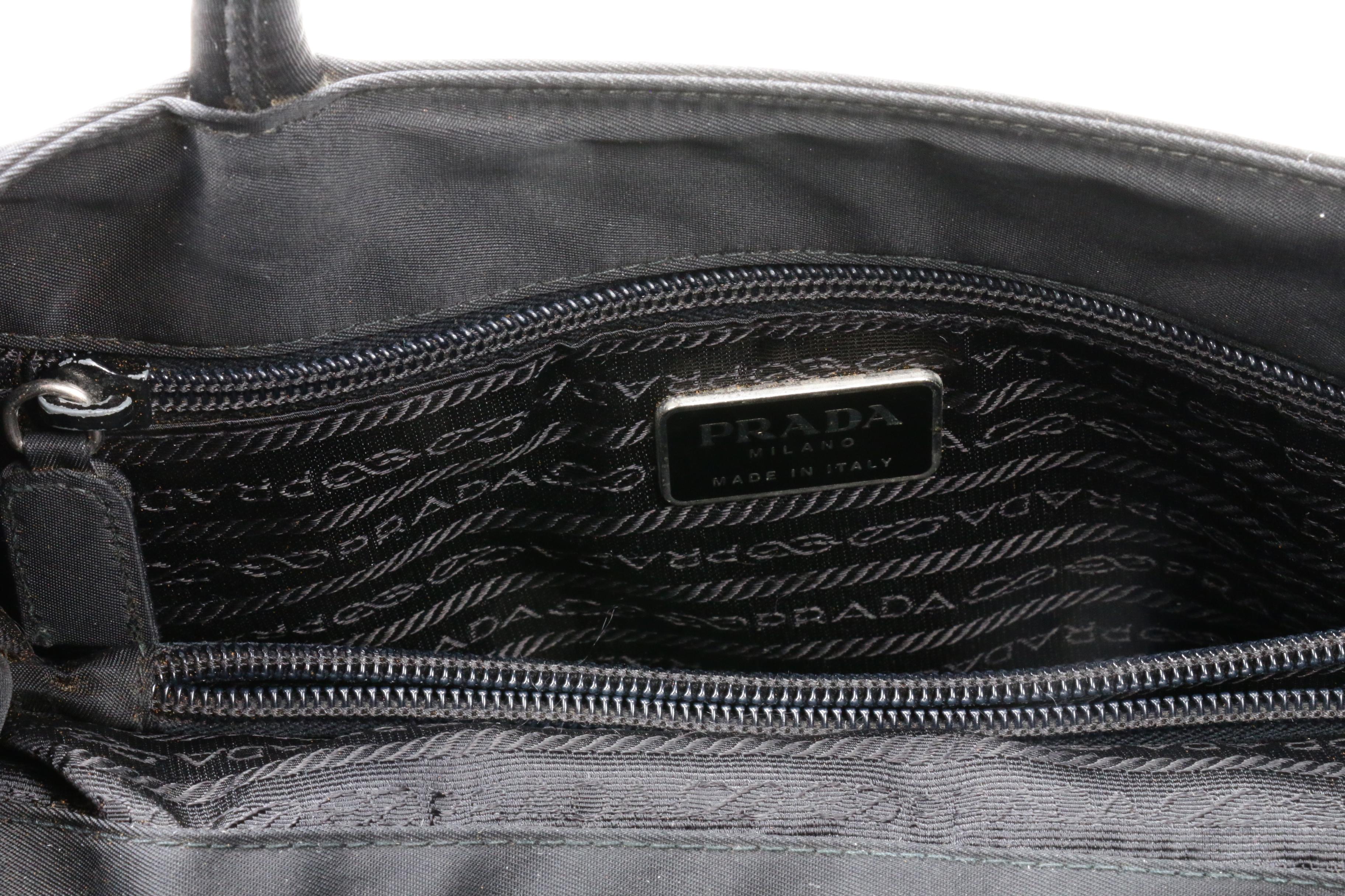 Prada Tote Bag in Black Tessuto Nylon