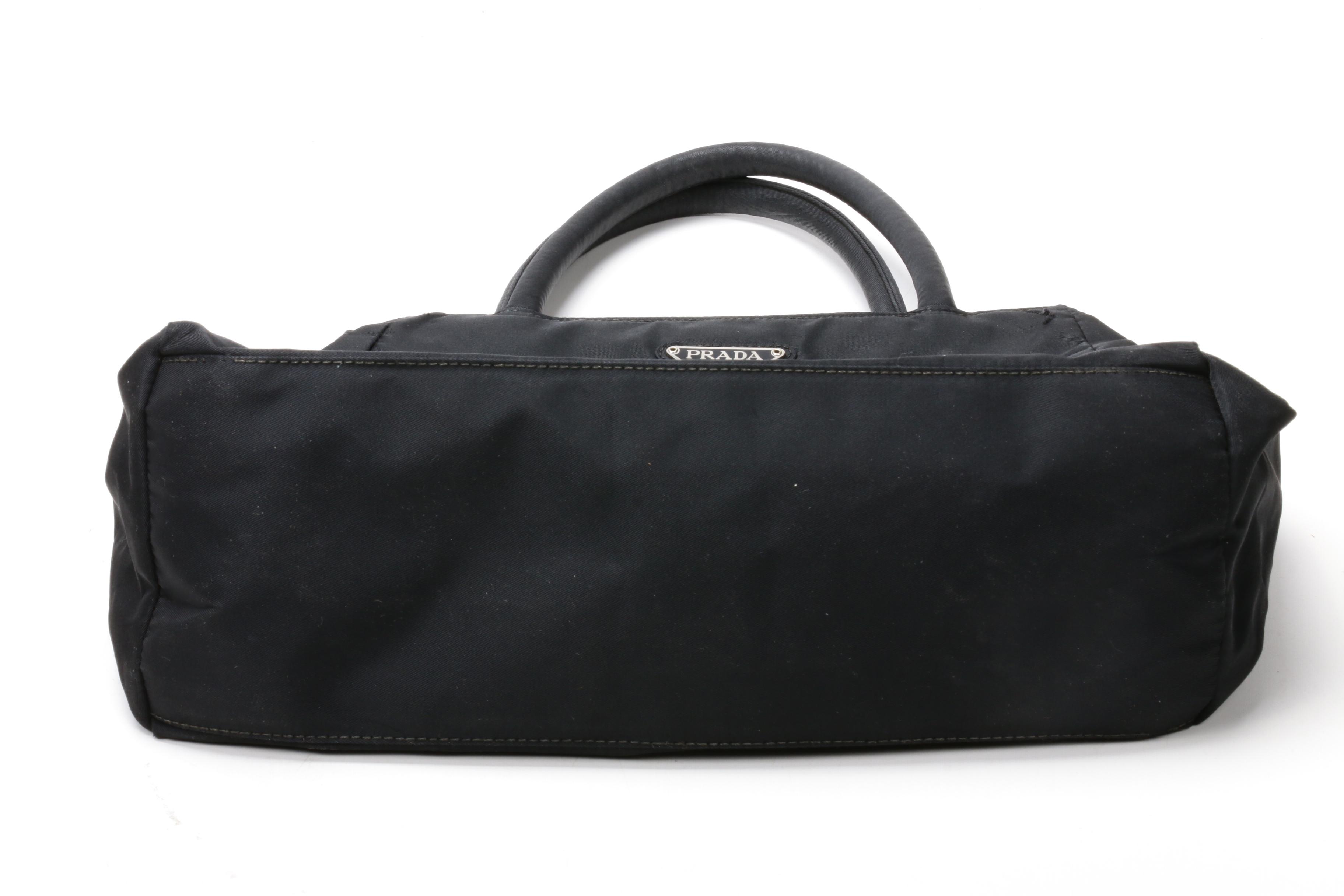 Prada Tote Bag in Black Tessuto Nylon