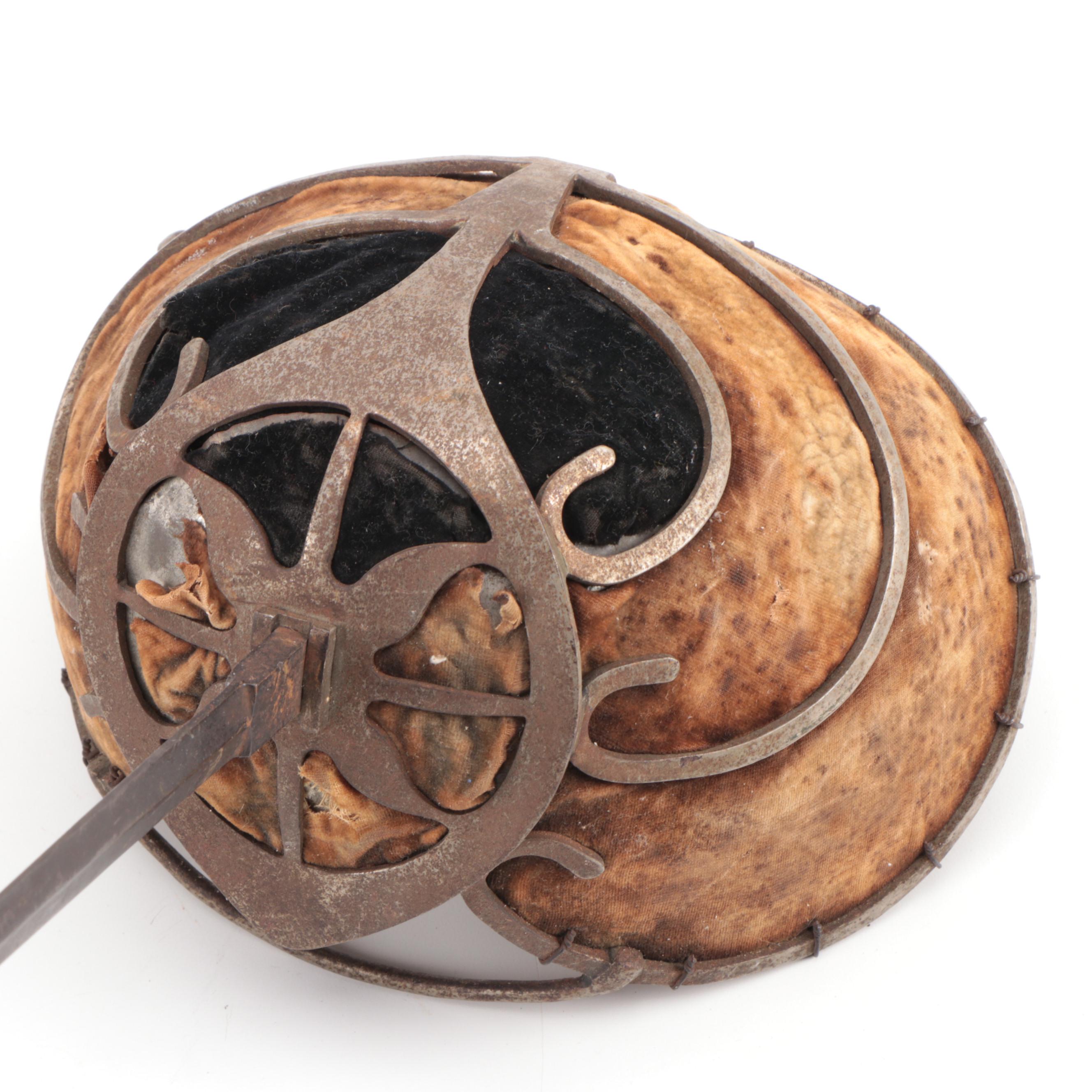 German Korbschläger Academic Fencing Swords, Late 19th Century