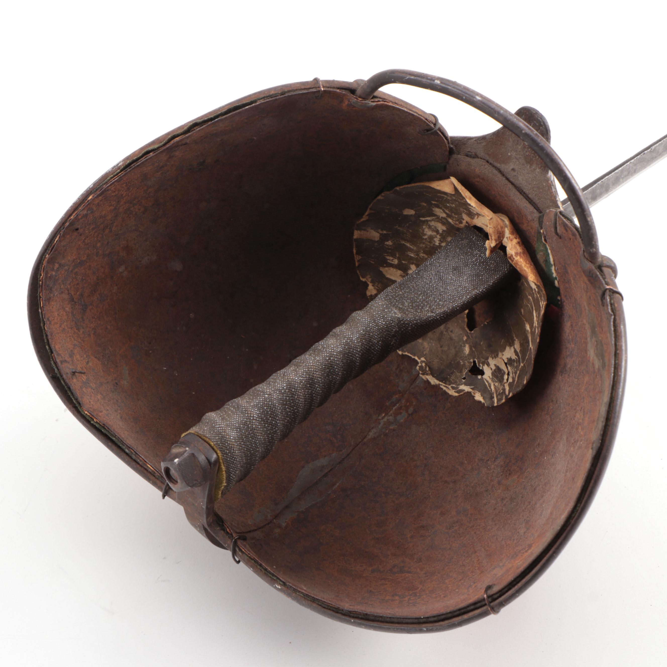 German Korbschläger Academic Fencing Swords, Late 19th Century