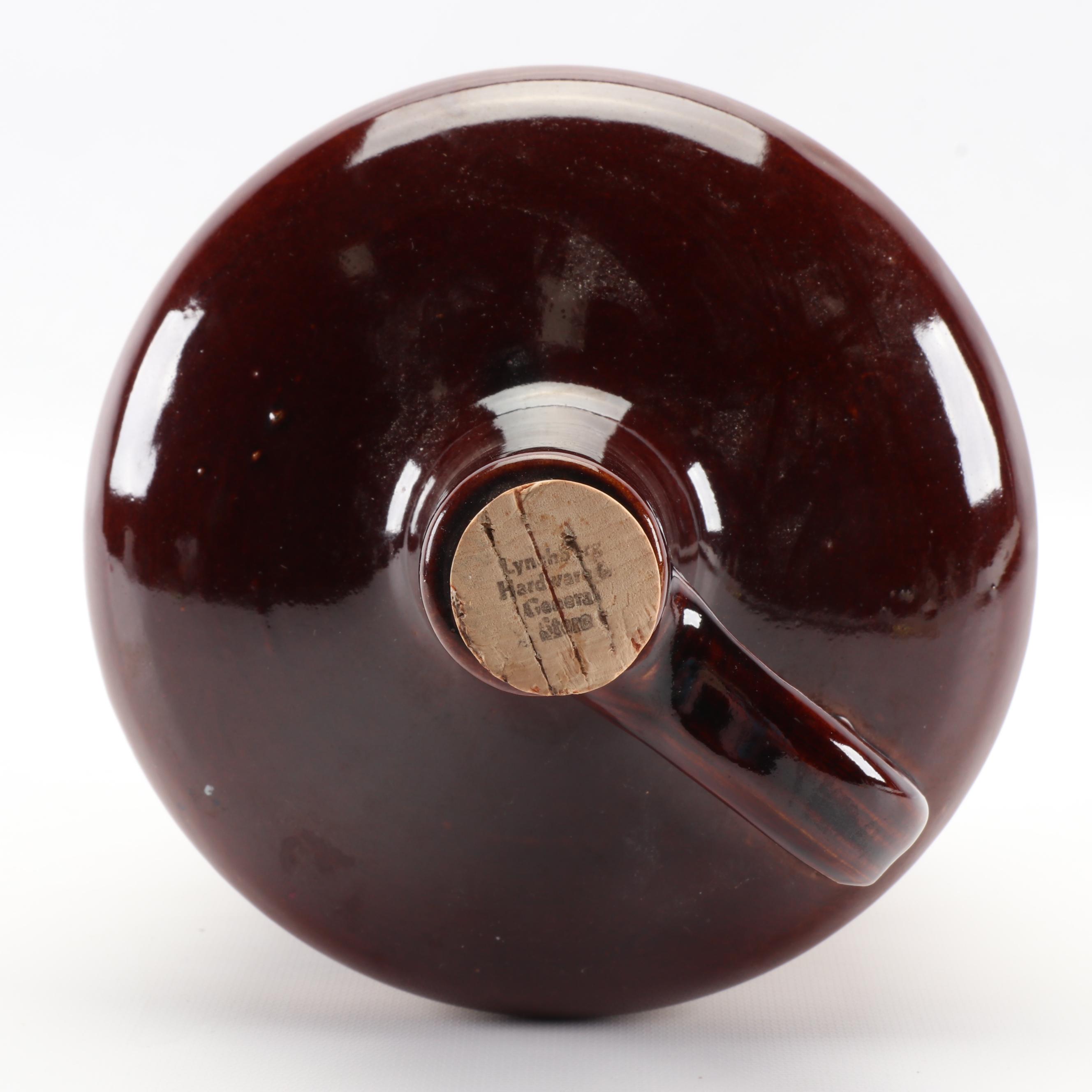 Jack Daniel's Old No. 7 Tennessee Whiskey Stoneware Jug, Mid-20th Century