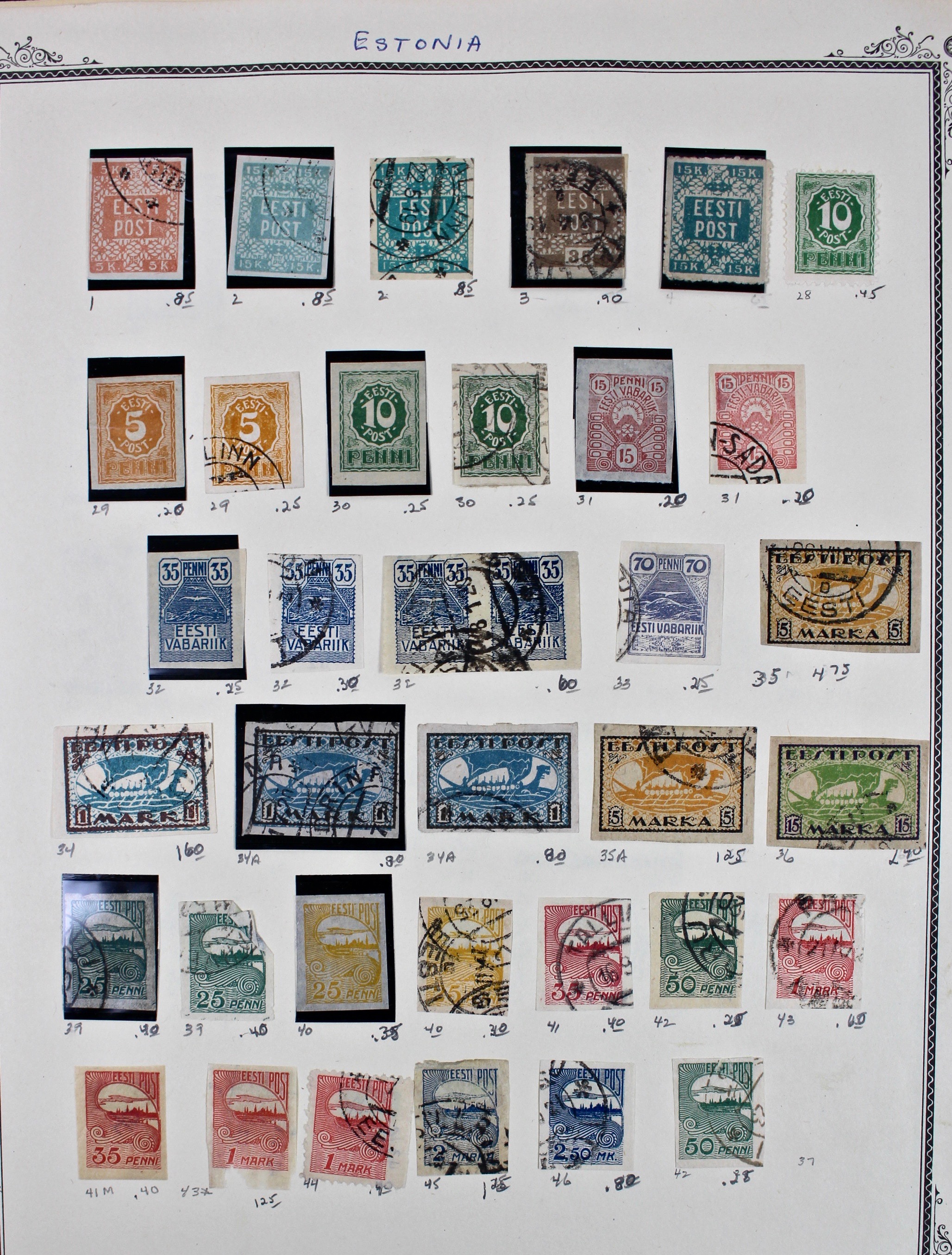 Large Foreign Postage Stamp Collection