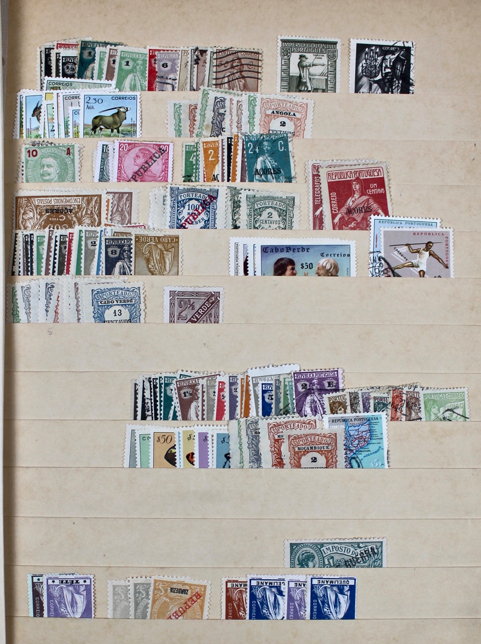 Large Foreign Postage Stamp Collection