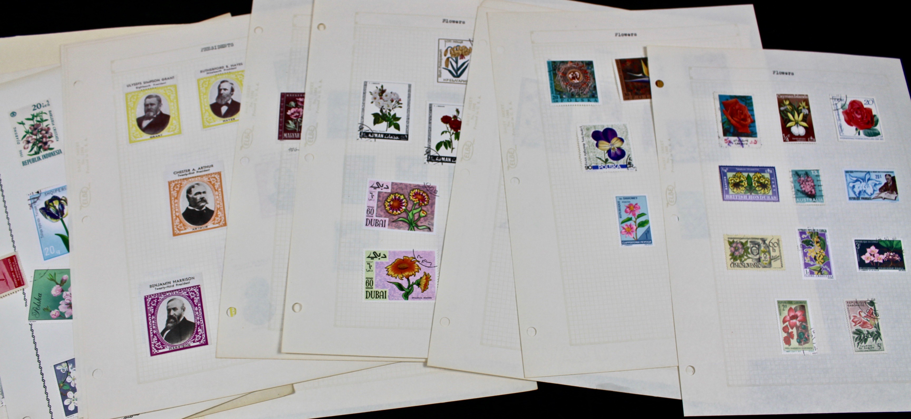 Large Foreign Postage Stamp Collection