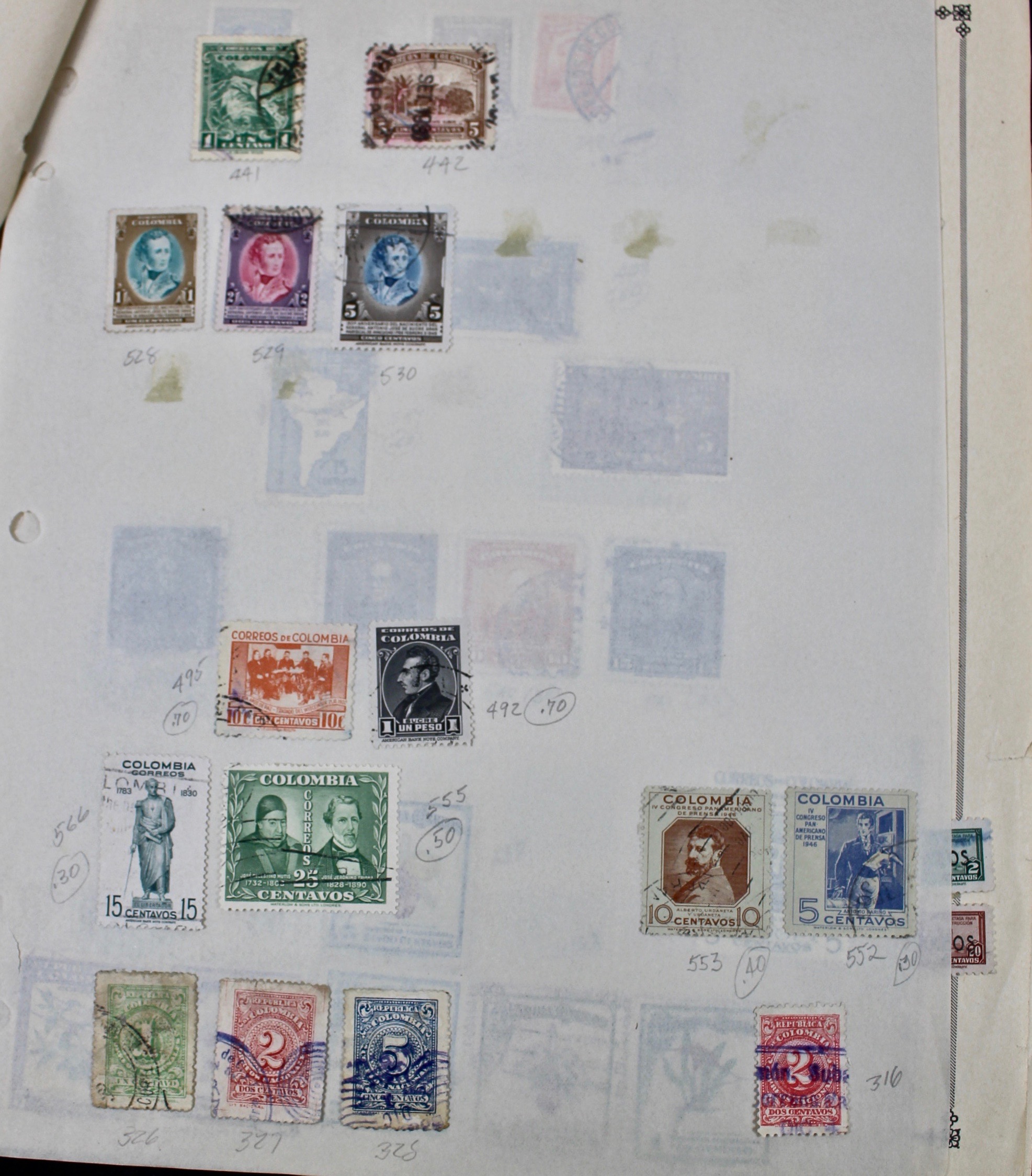 Large Foreign Postage Stamp Collection