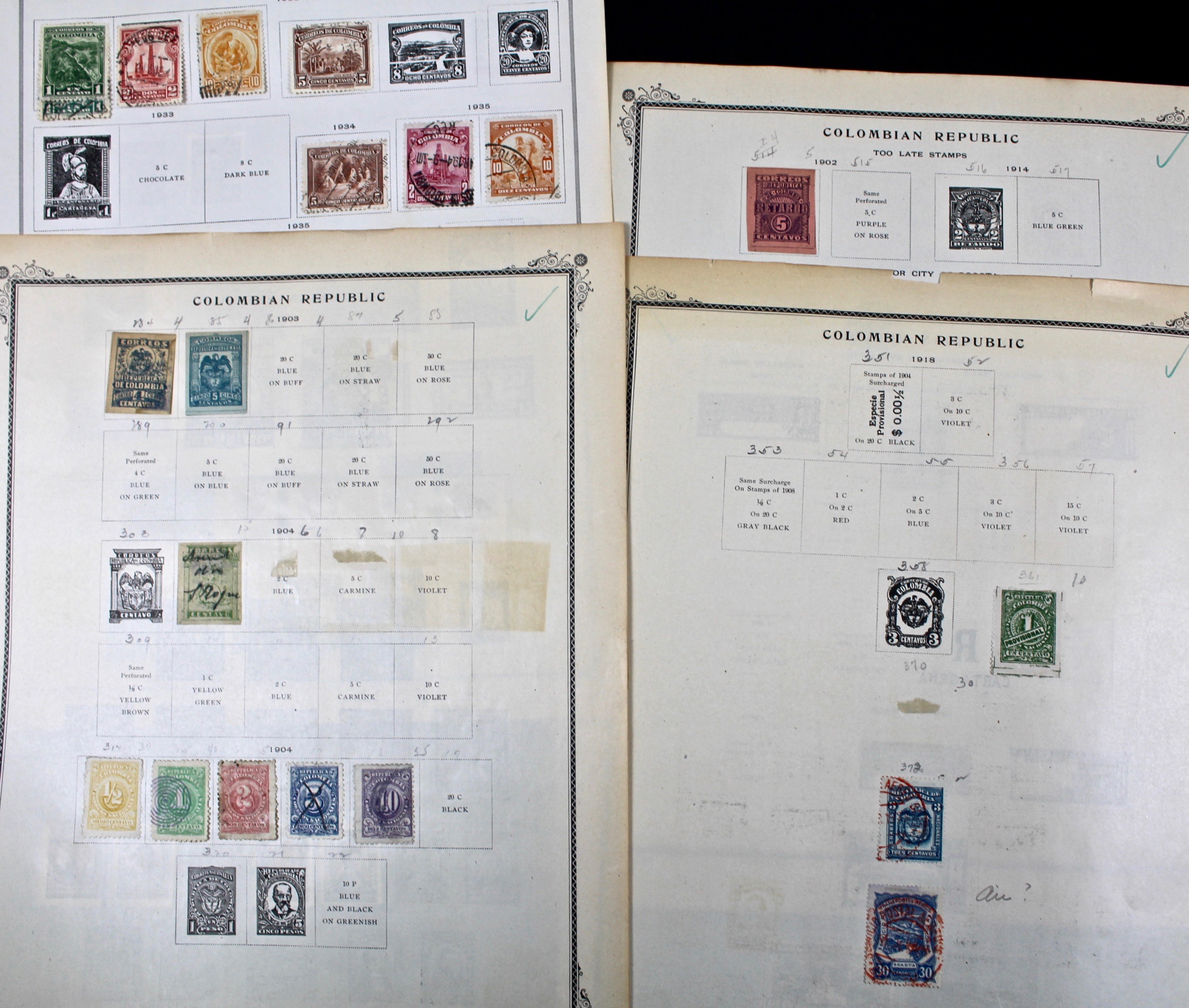 Large Foreign Postage Stamp Collection