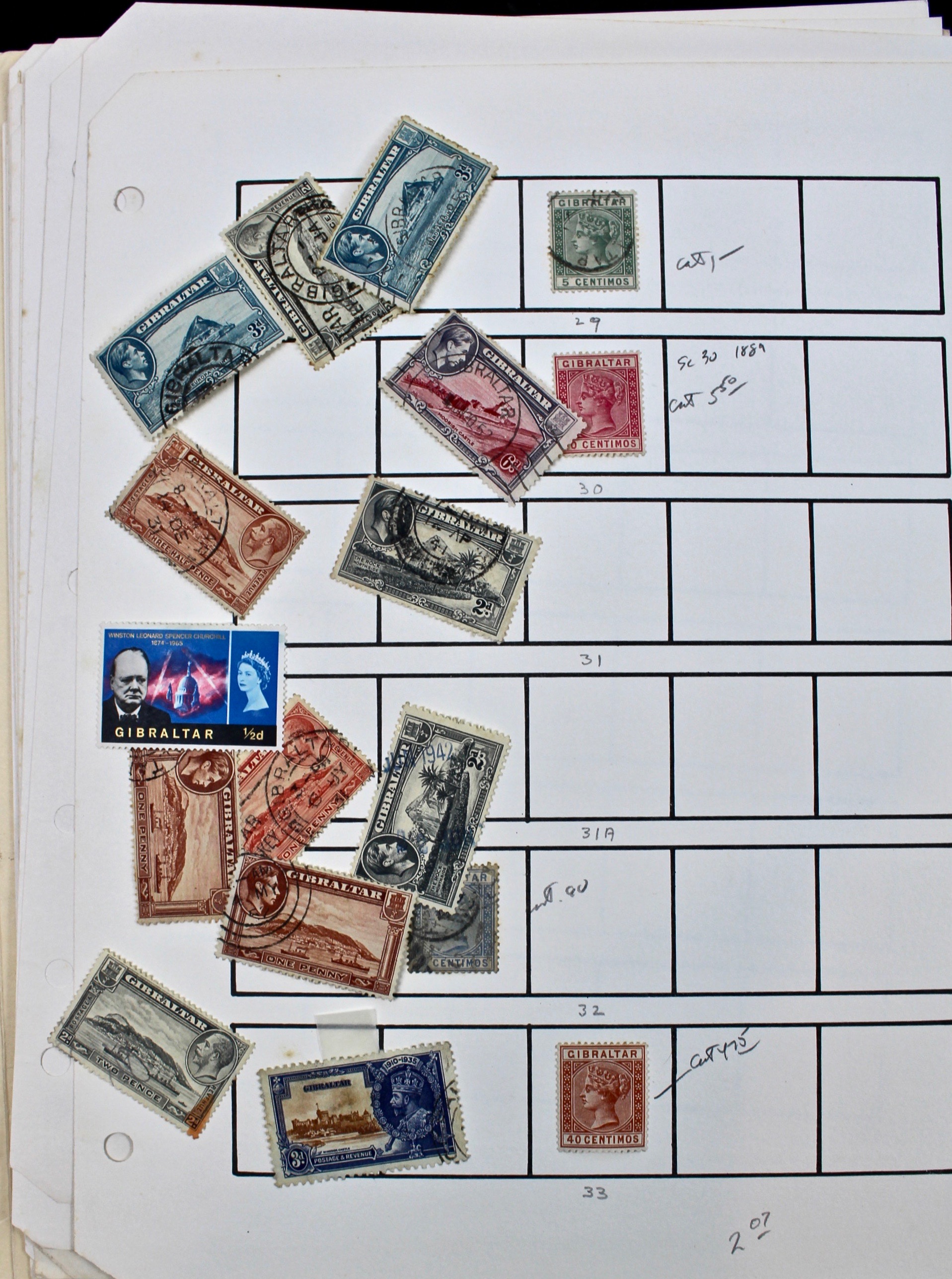 Large Foreign Postage Stamp Collection