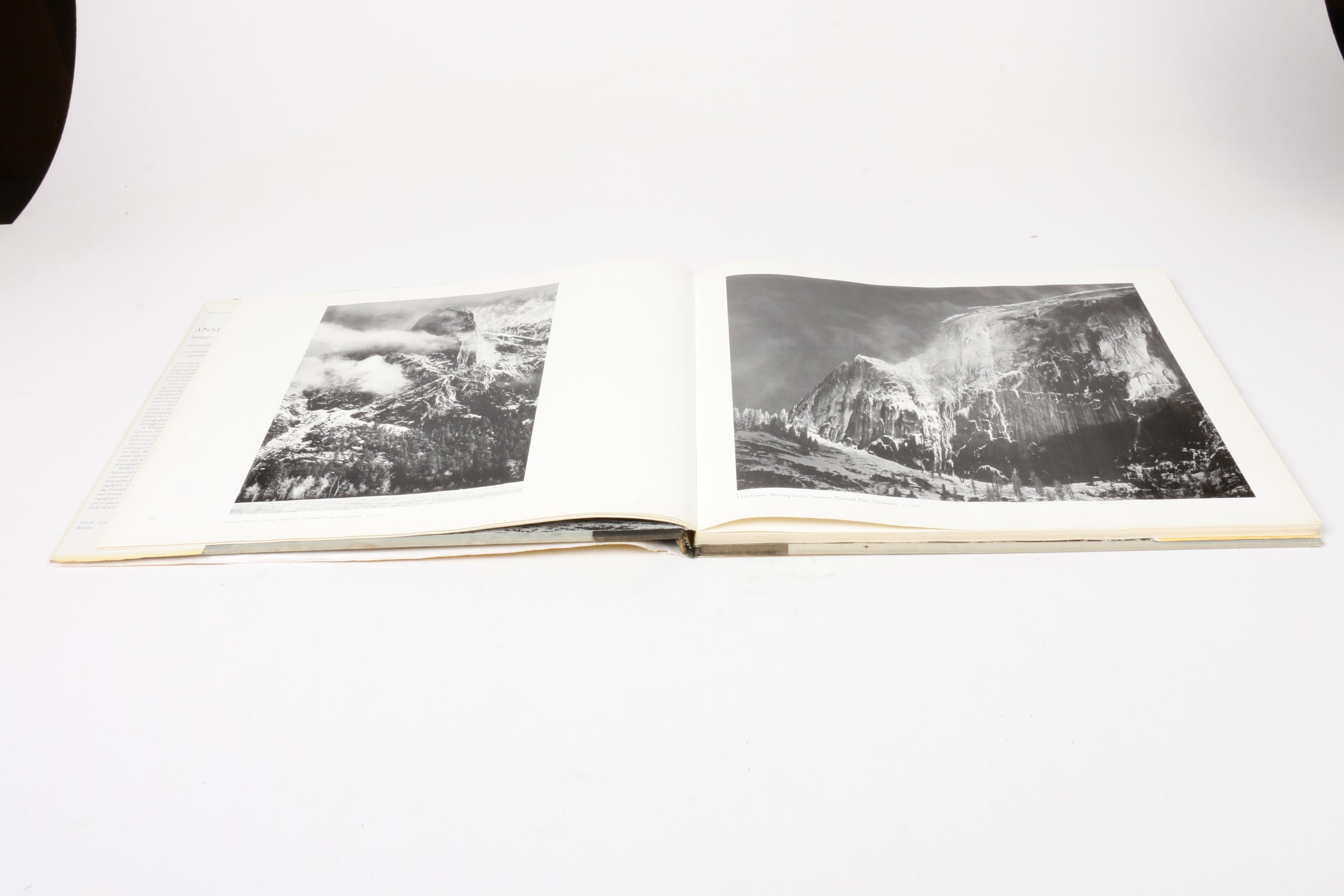 Autographed "Ansel Adams: Images 1923-1974" Photography Book, 1974 First Edition