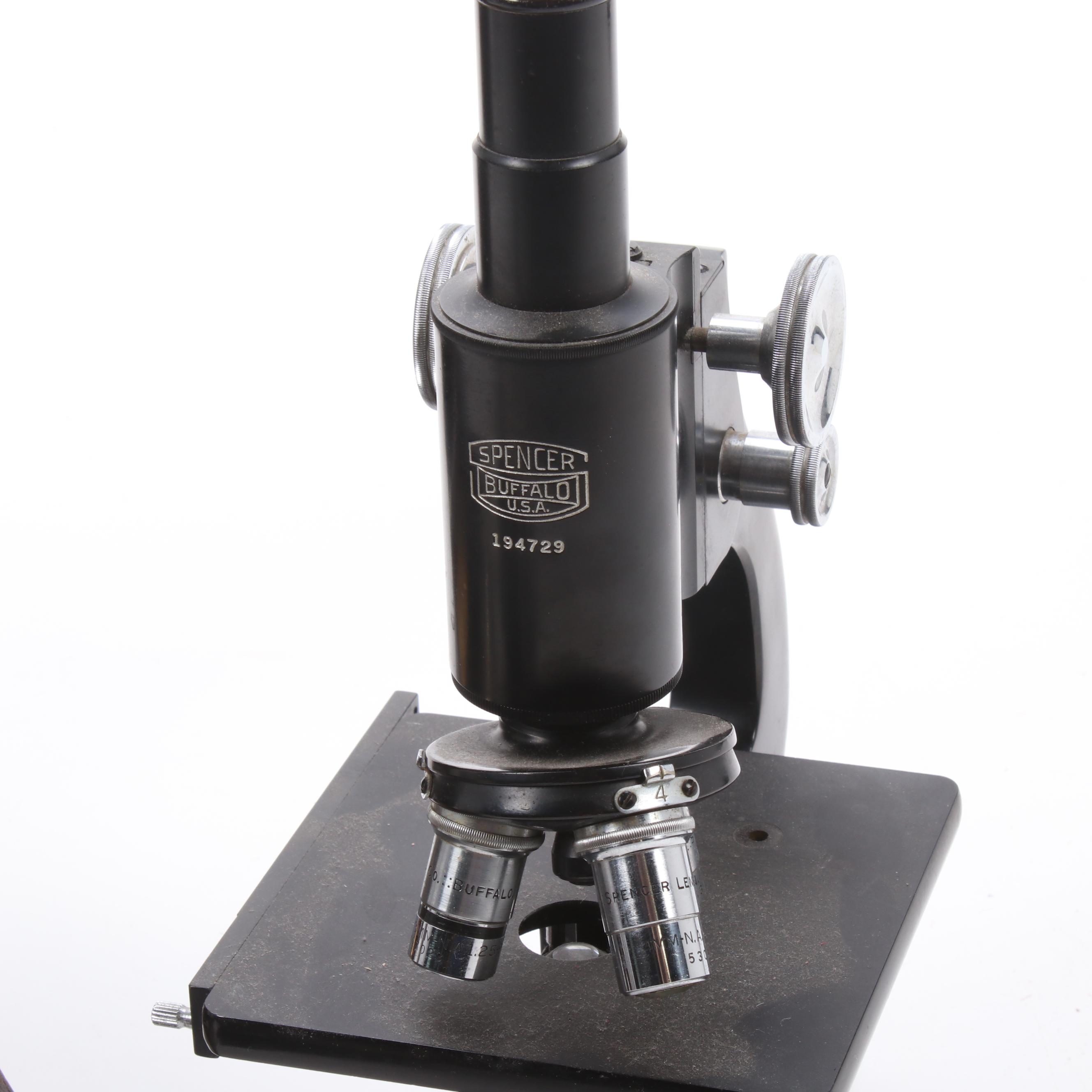 Fairchild A-10 Sextant with Case and Spencer Microscope