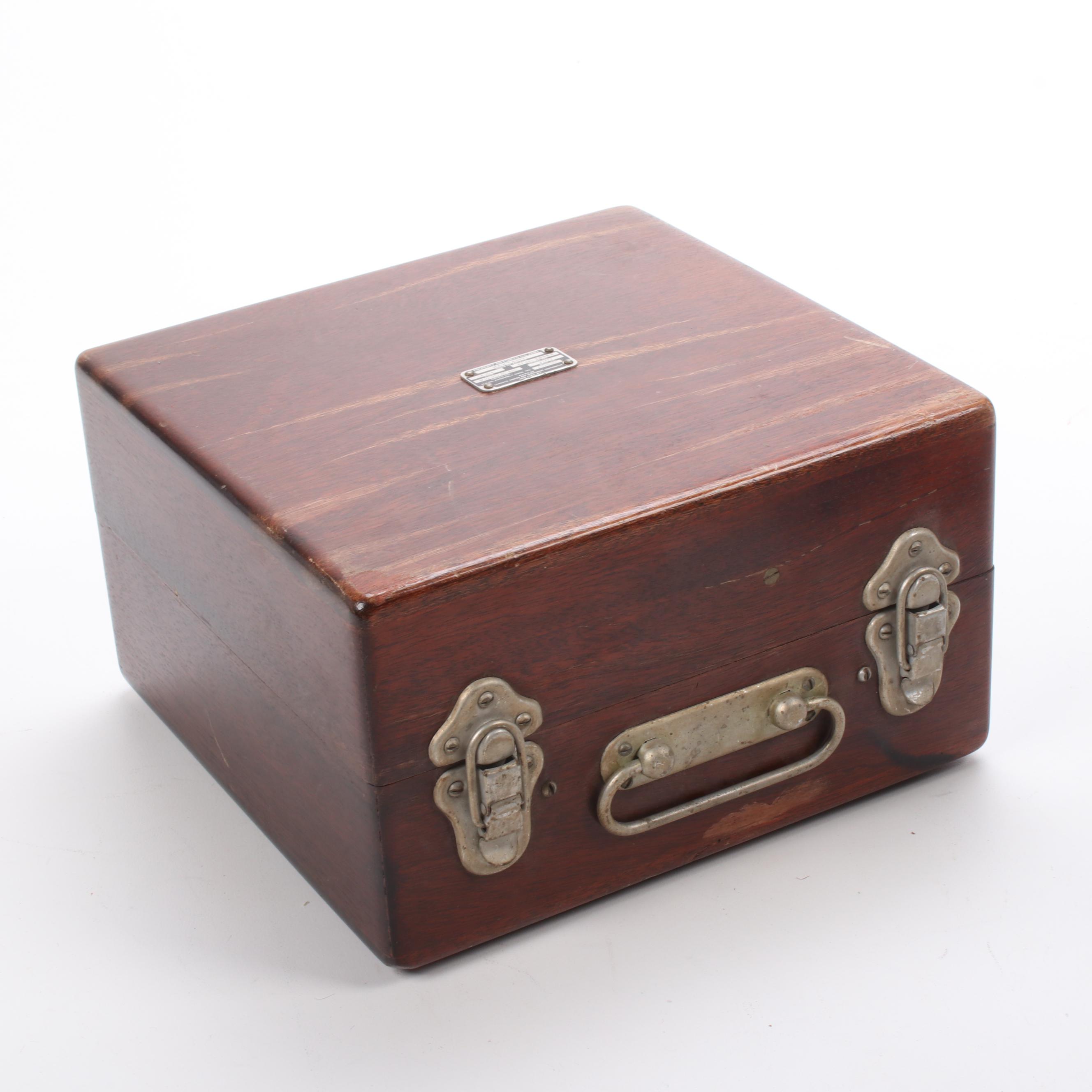 Fairchild A-10 Sextant with Case and Spencer Microscope