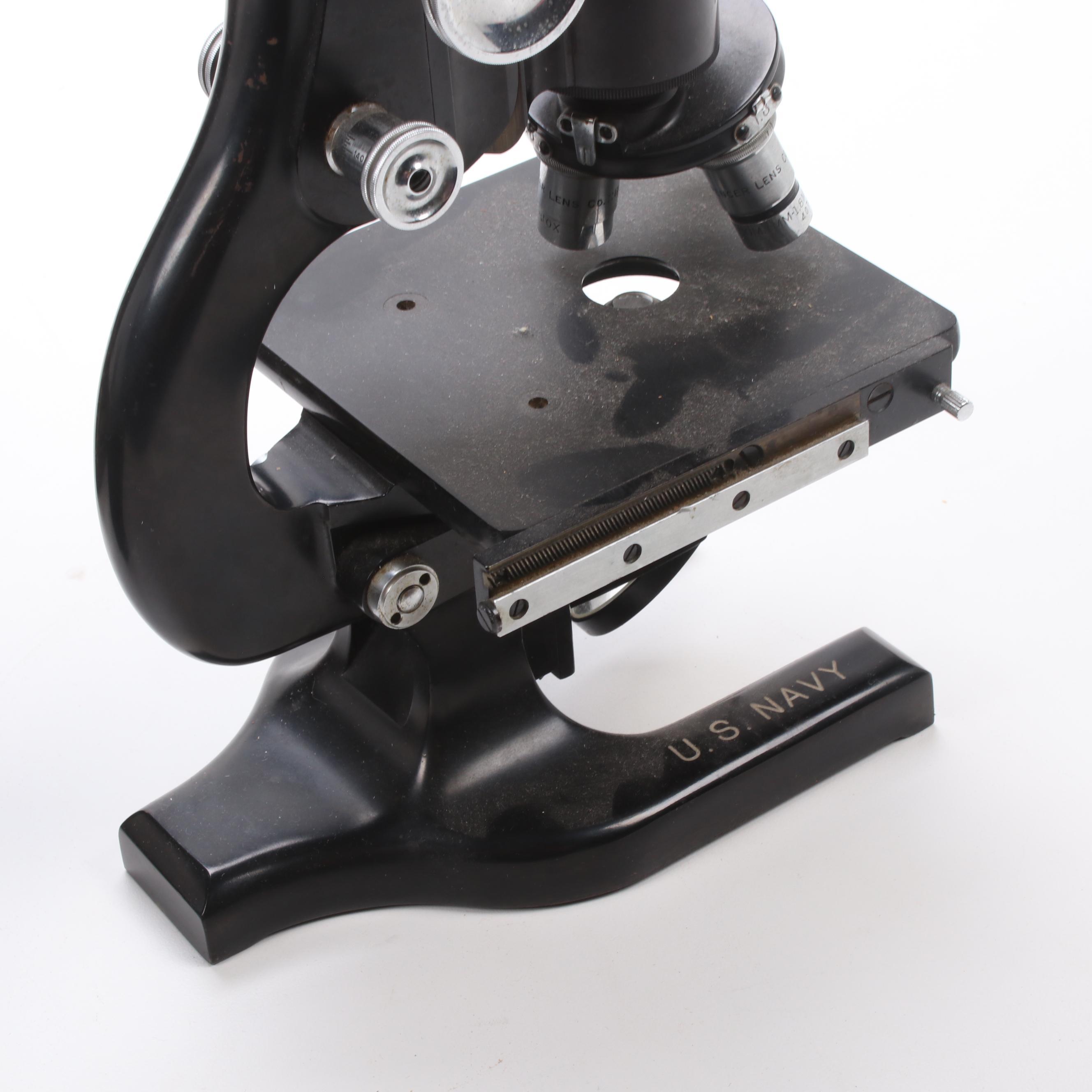 Fairchild A-10 Sextant with Case and Spencer Microscope