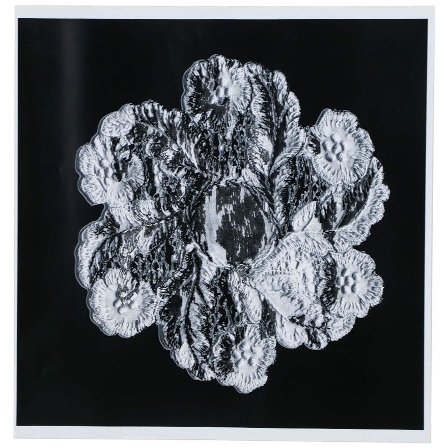 Karen Savage Life-Size Photogram of Lace