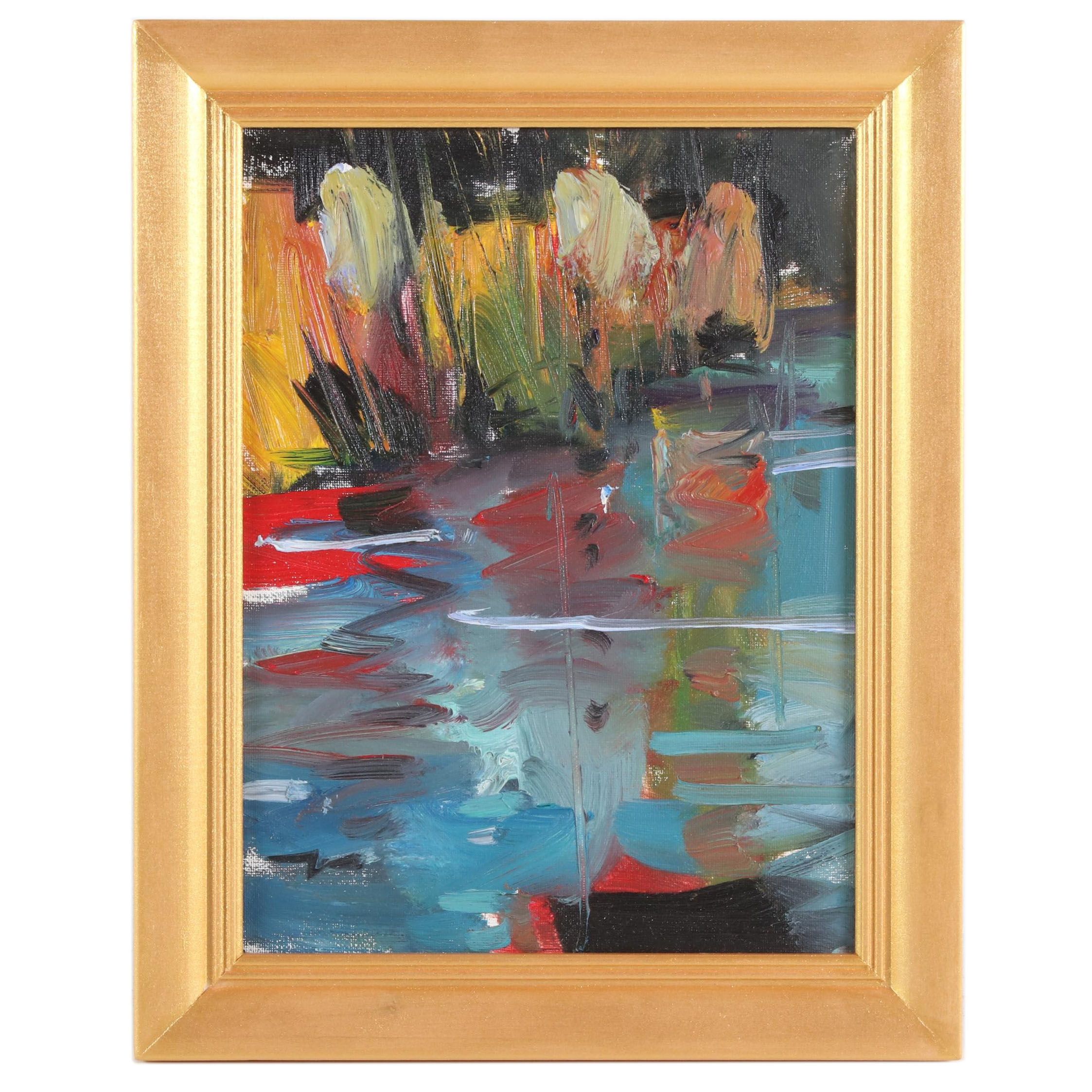 Jose Trujillo Oil Painting "Reflections", 2019