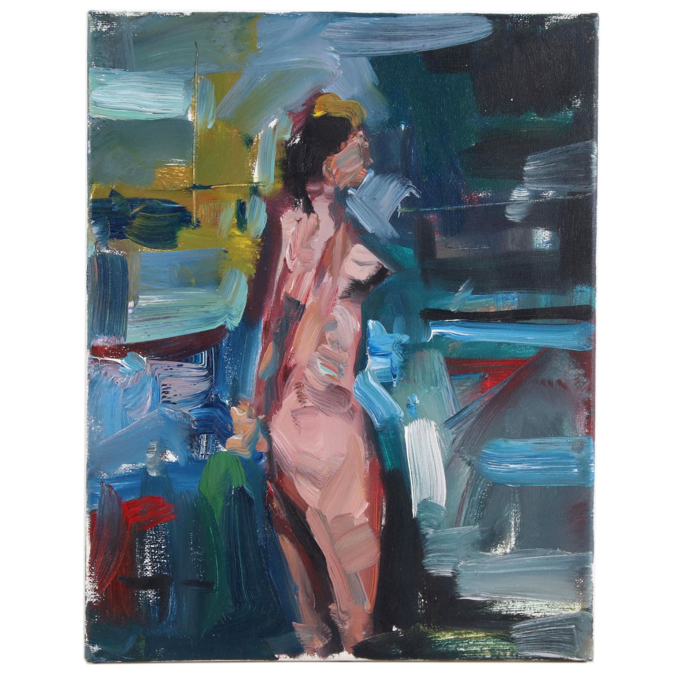 Jose Trujillo Oil Painting "Nude"