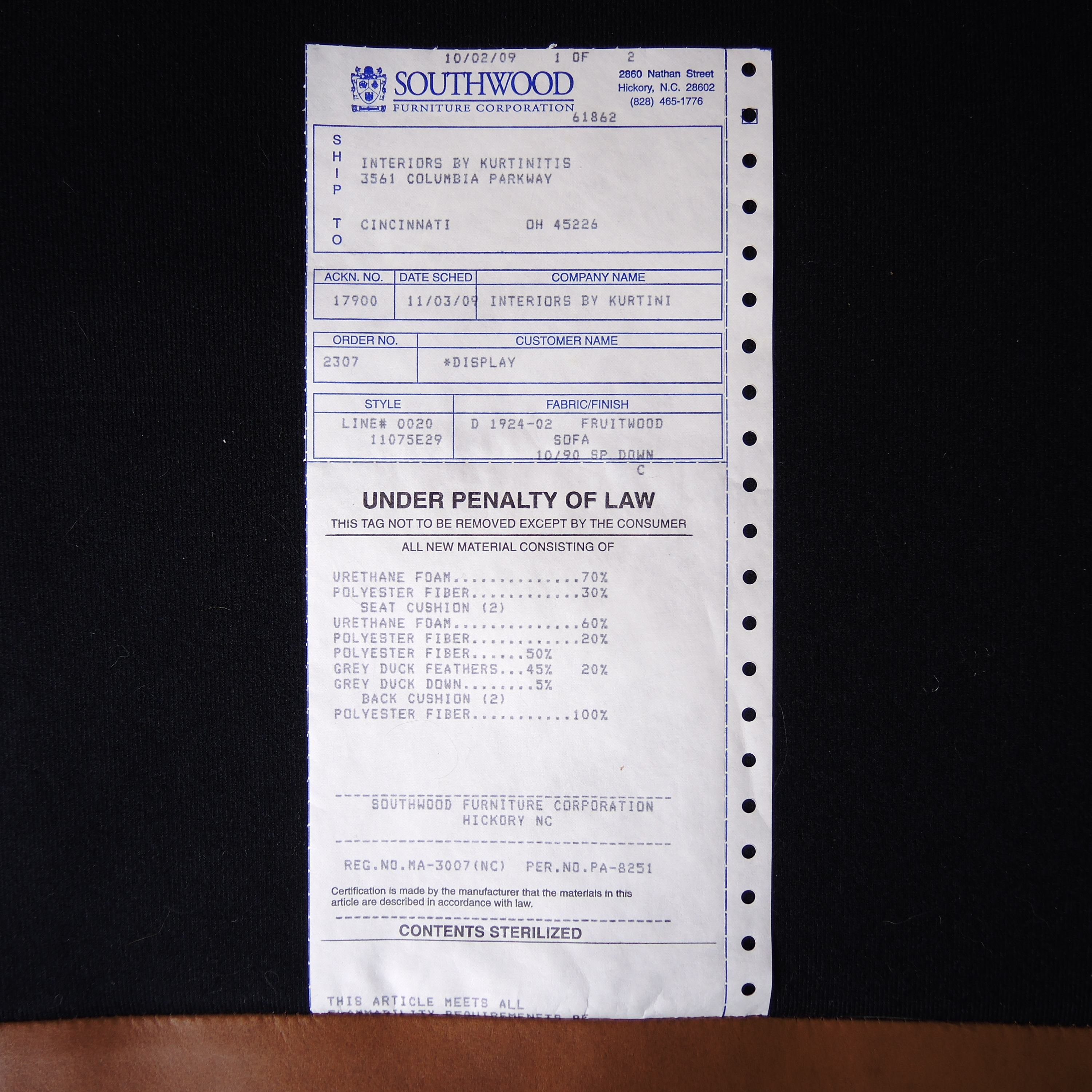 Southwood Leather Sofa