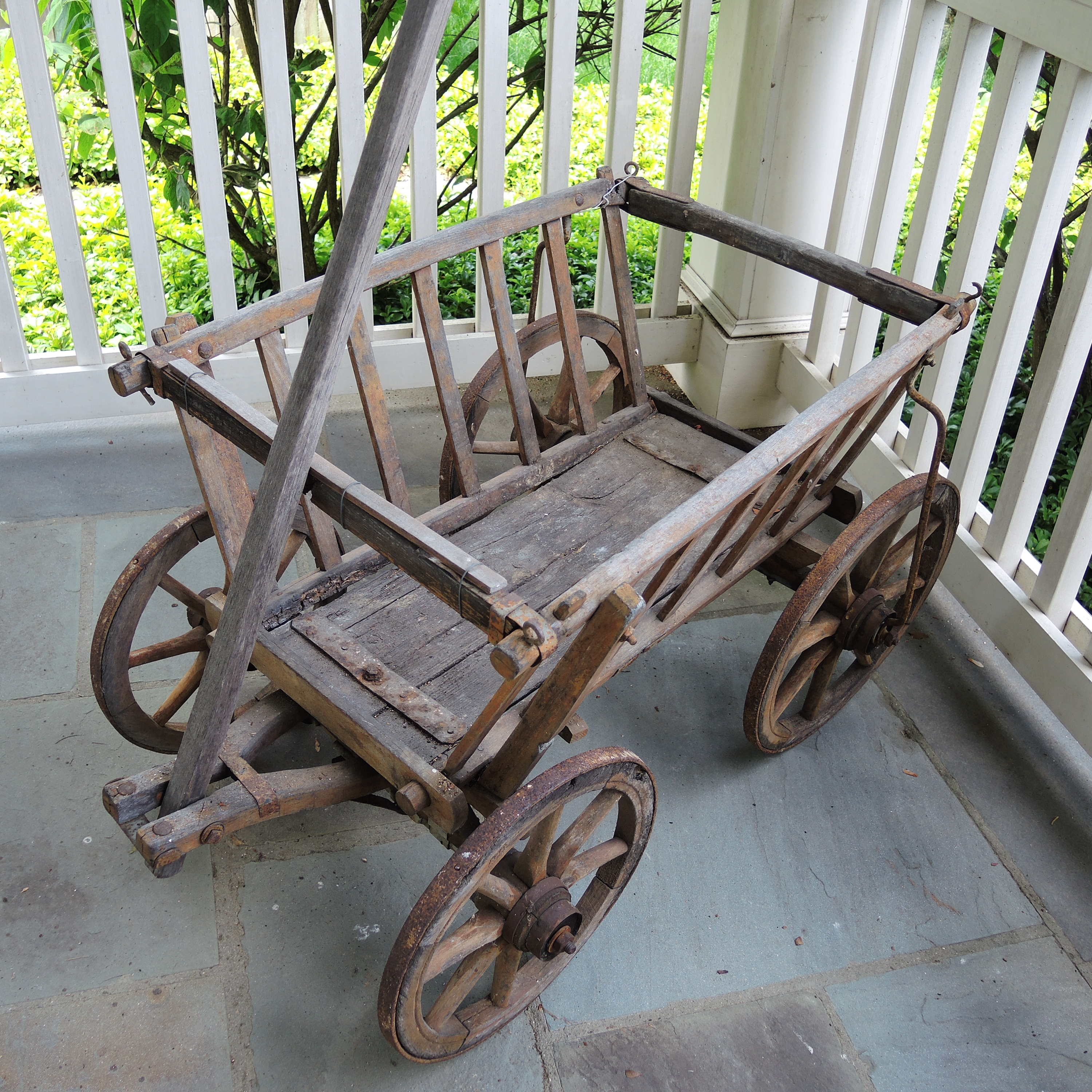 Wooden Goat Cart, Early 20th Century