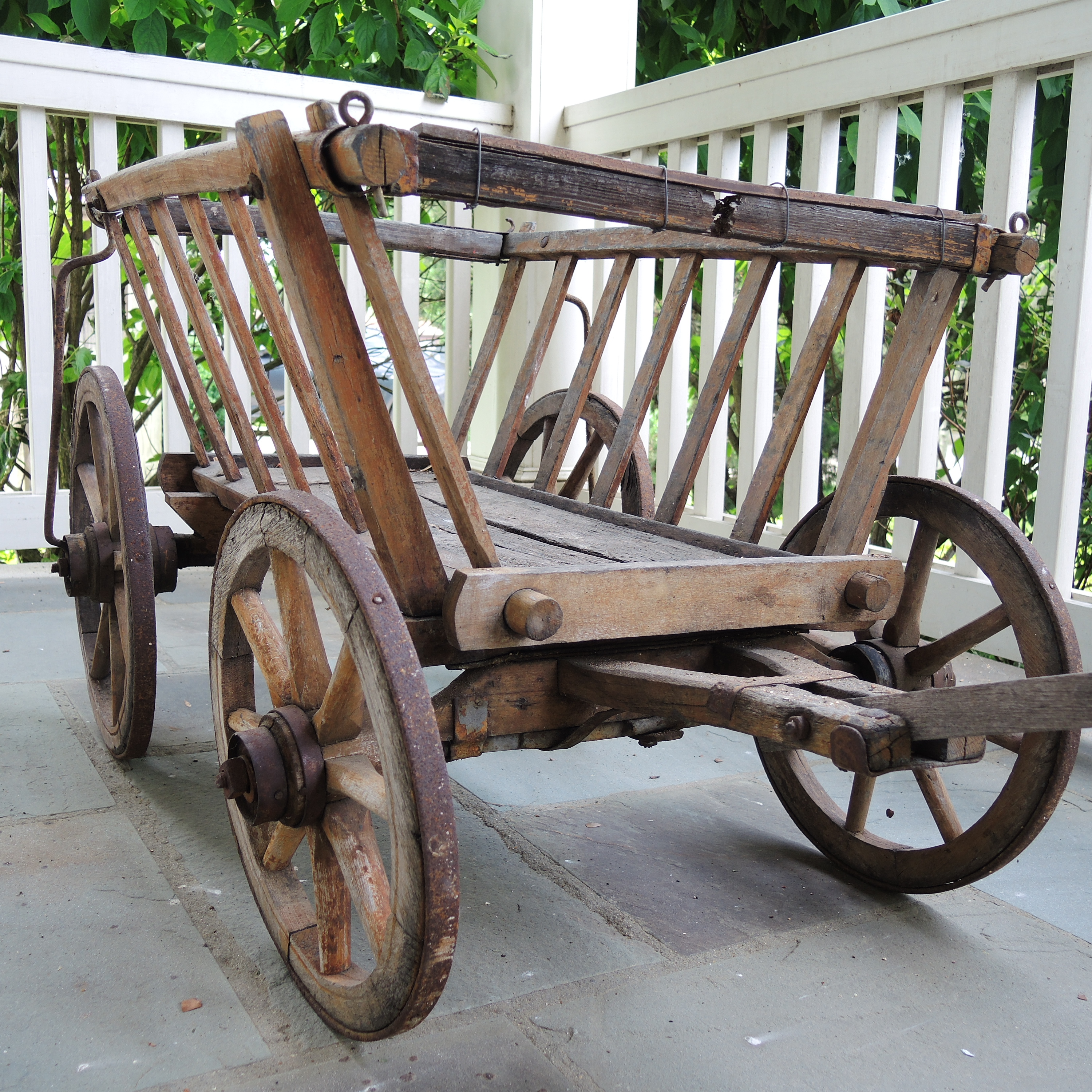 Wooden Goat Cart, Early 20th Century
