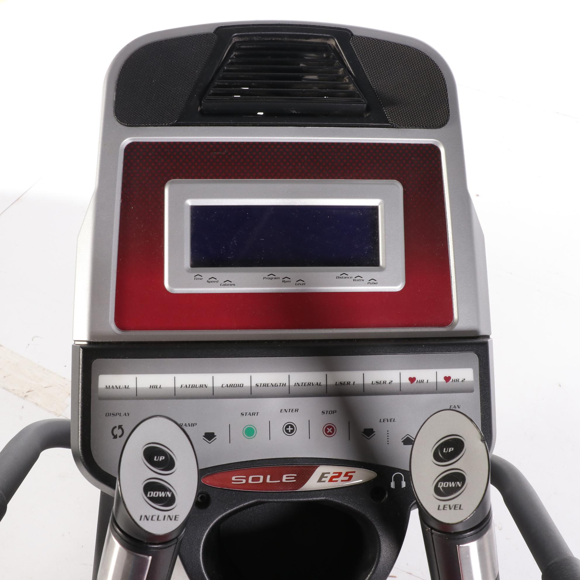 Sole E25 Elliptical Fitness Machine