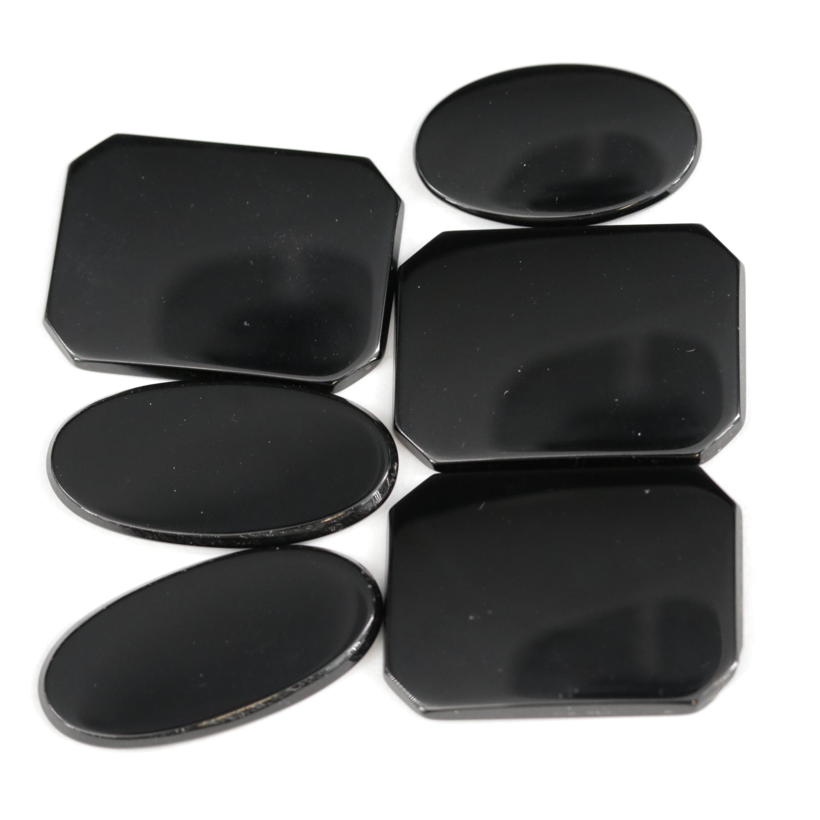 Loose 90.80 CTW Black Onyx