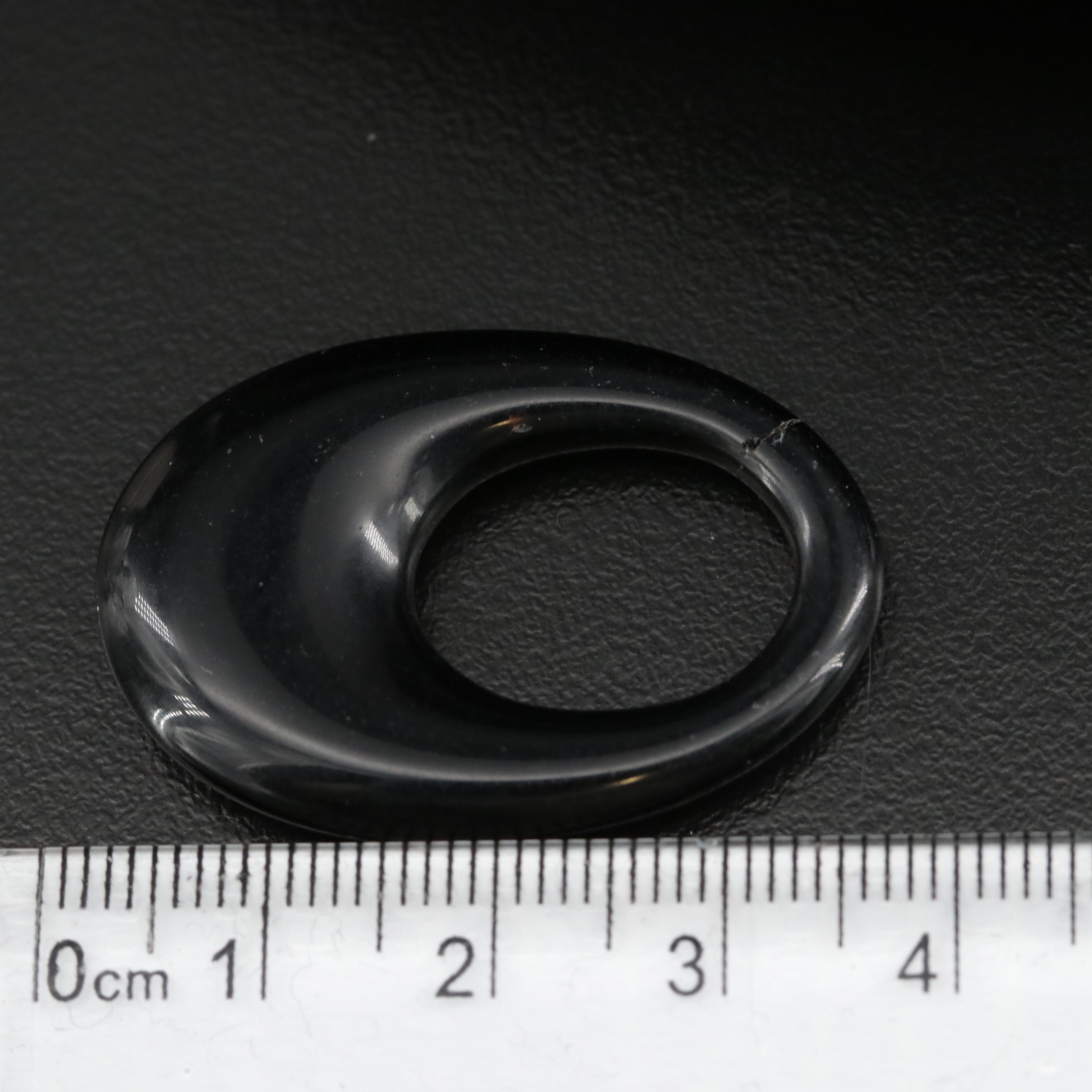 Loose 79.95 CTW Glass and Black Onyx