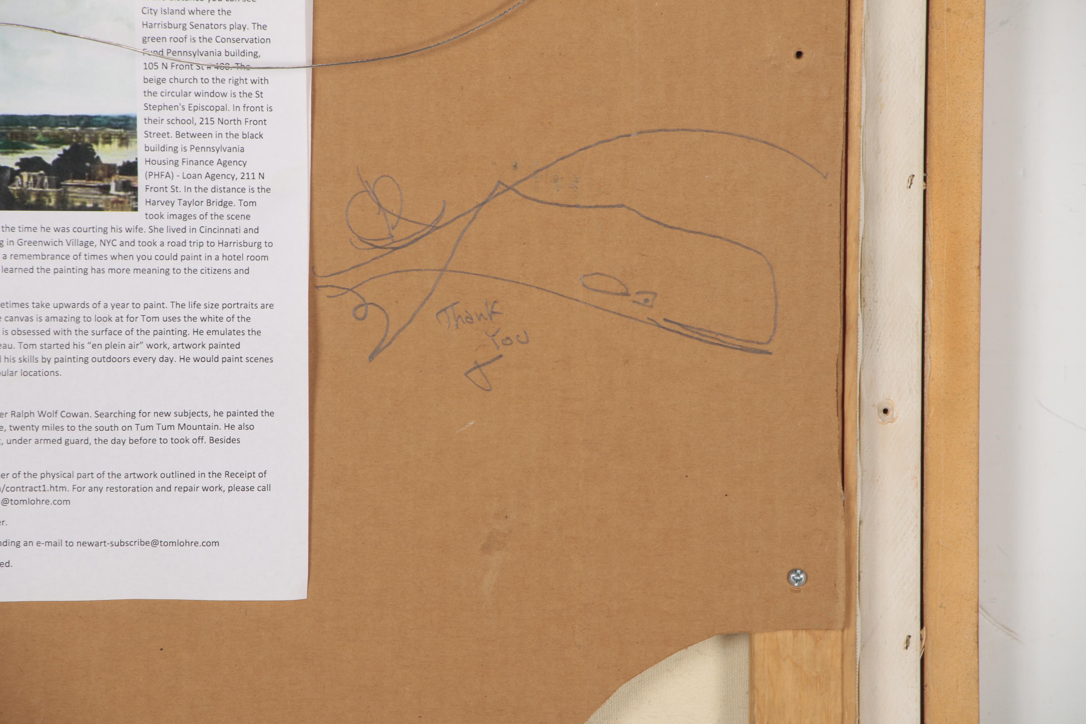 Tom Lohre Oil Painting "Harrisburg, Pennsylvania", 1991-2006