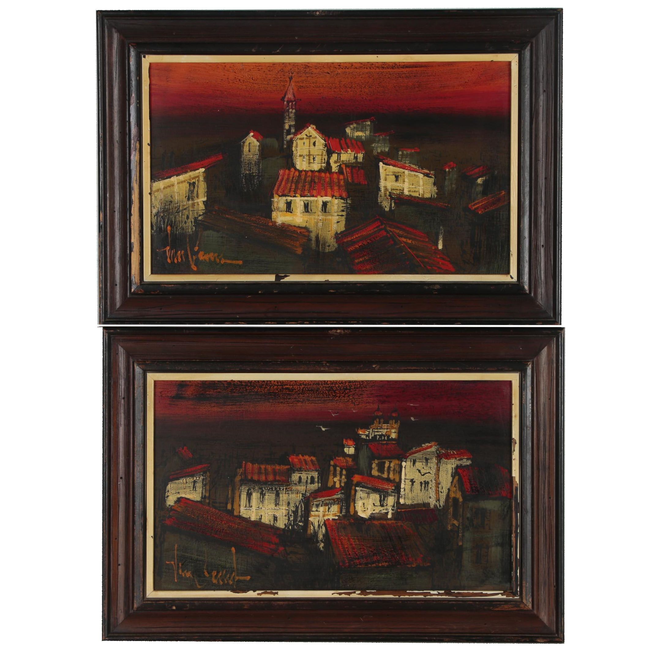 Vanguard Studios Architectural Landscape Oil Paintings