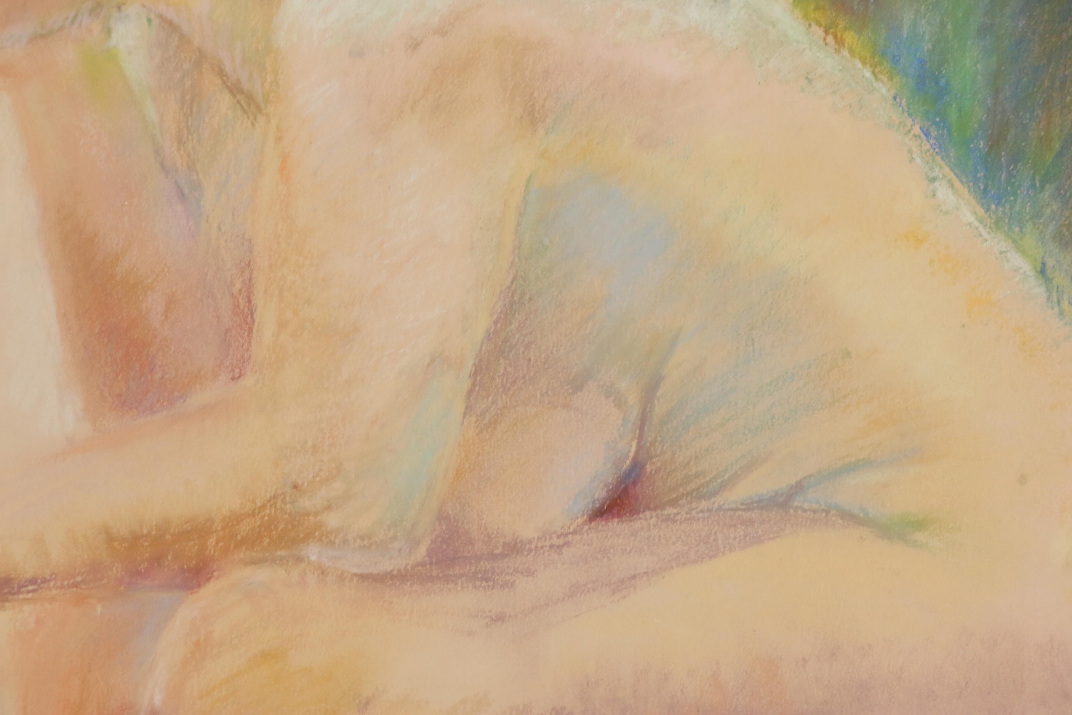 Joan Rothel Pastel Female Nude, Late 20th to Early 21st Century