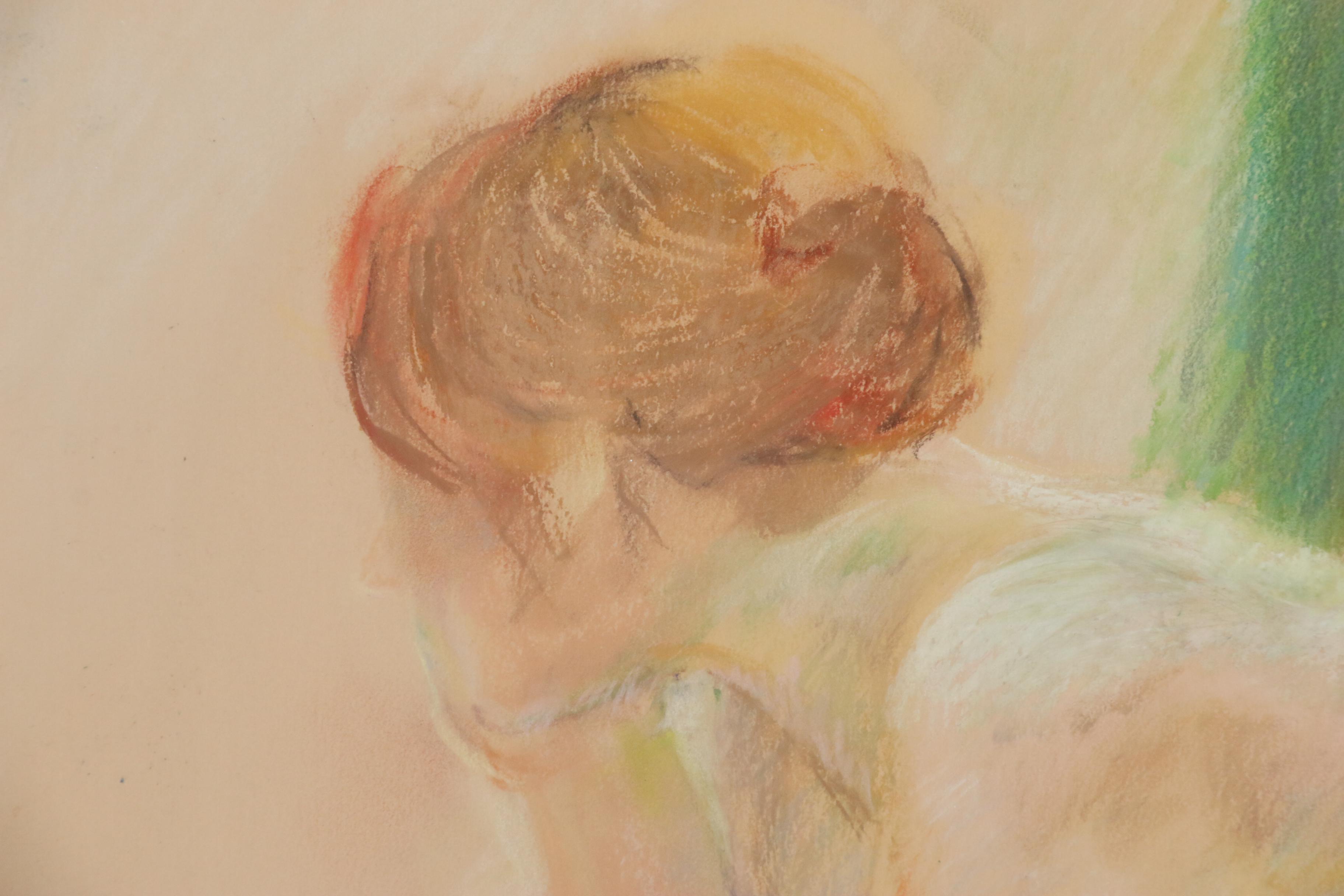 Joan Rothel Pastel Female Nude, Late 20th to Early 21st Century