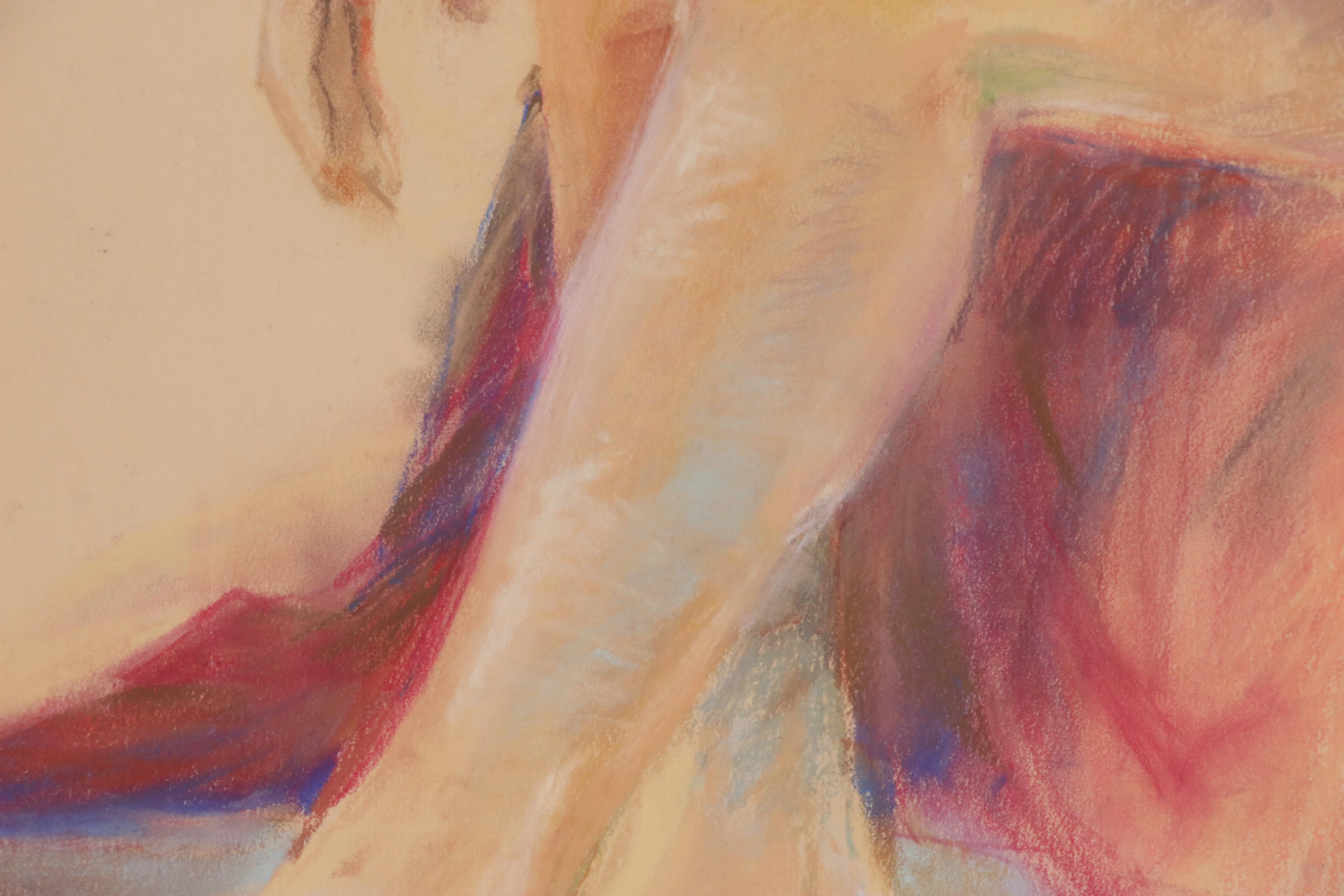Joan Rothel Pastel Female Nude, Late 20th to Early 21st Century