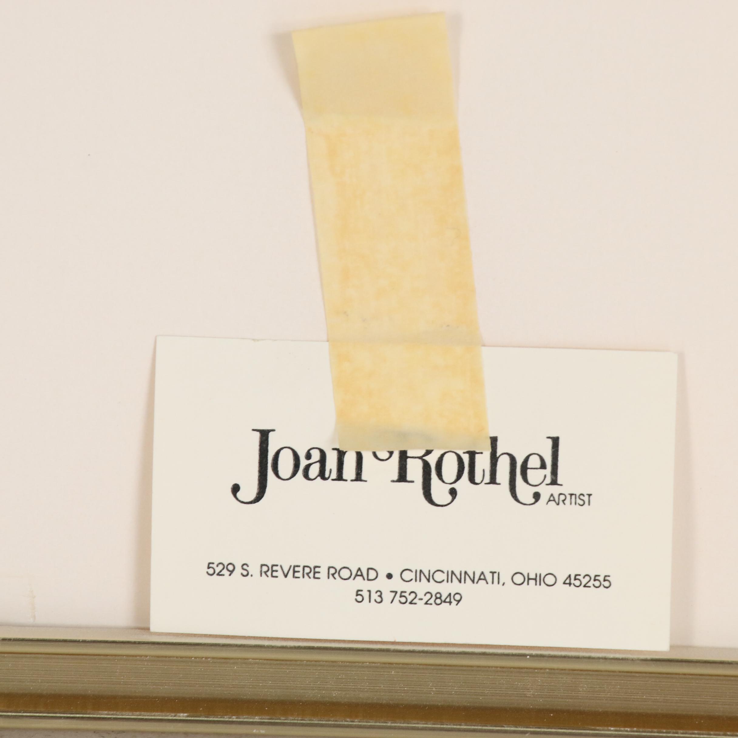 Joan Rothel Pastel Female Nude, Late 20th to Early 21st Century