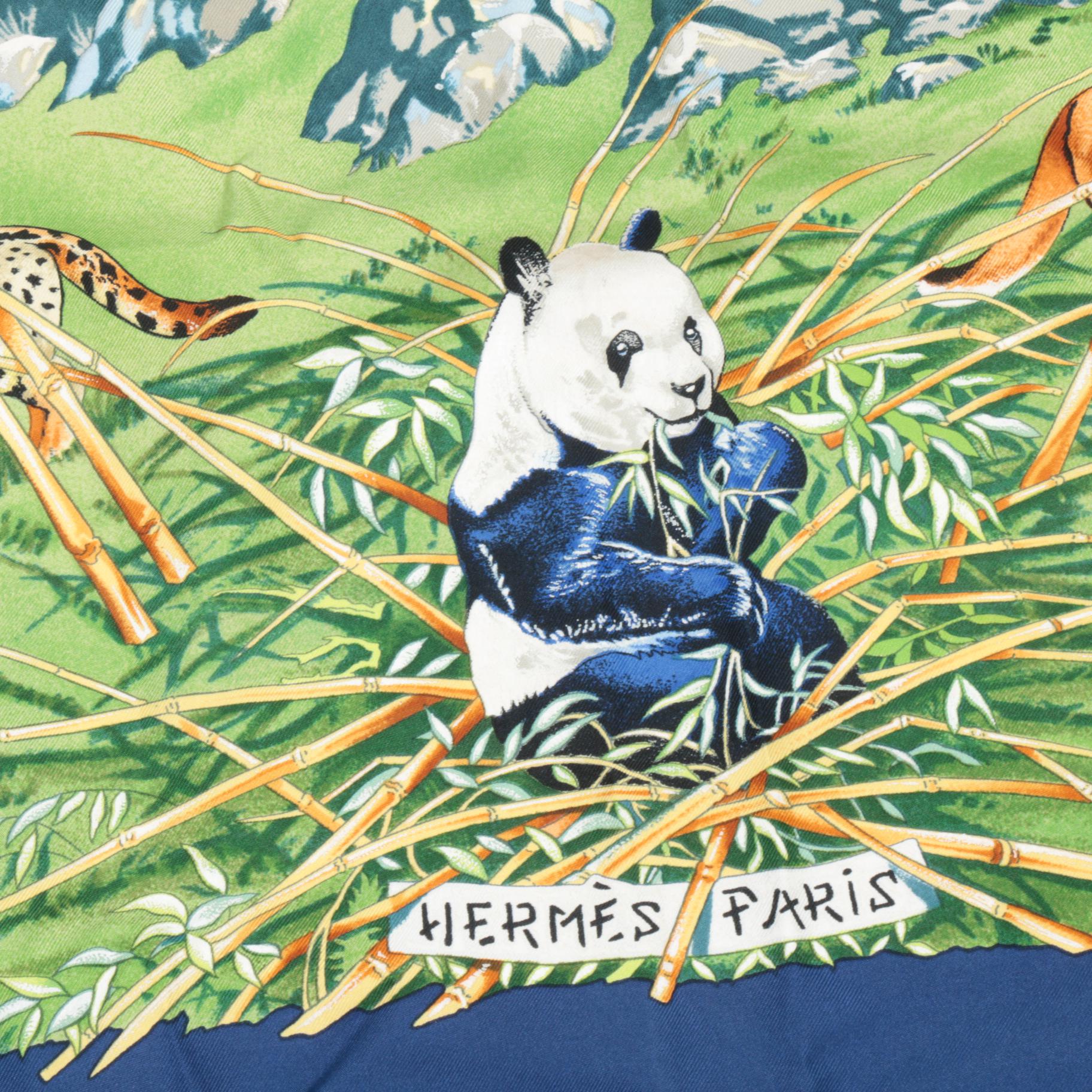 Hermès "Sichuan" Silk Scarf Designed by Robert Dallet