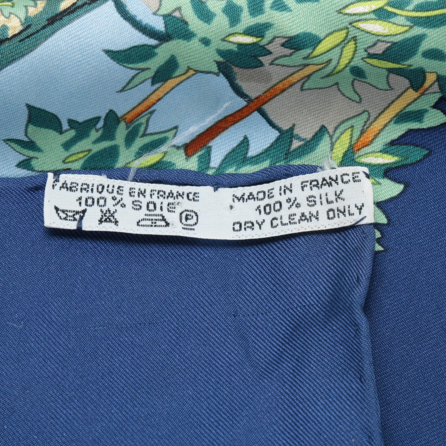 Hermès "Sichuan" Silk Scarf Designed by Robert Dallet