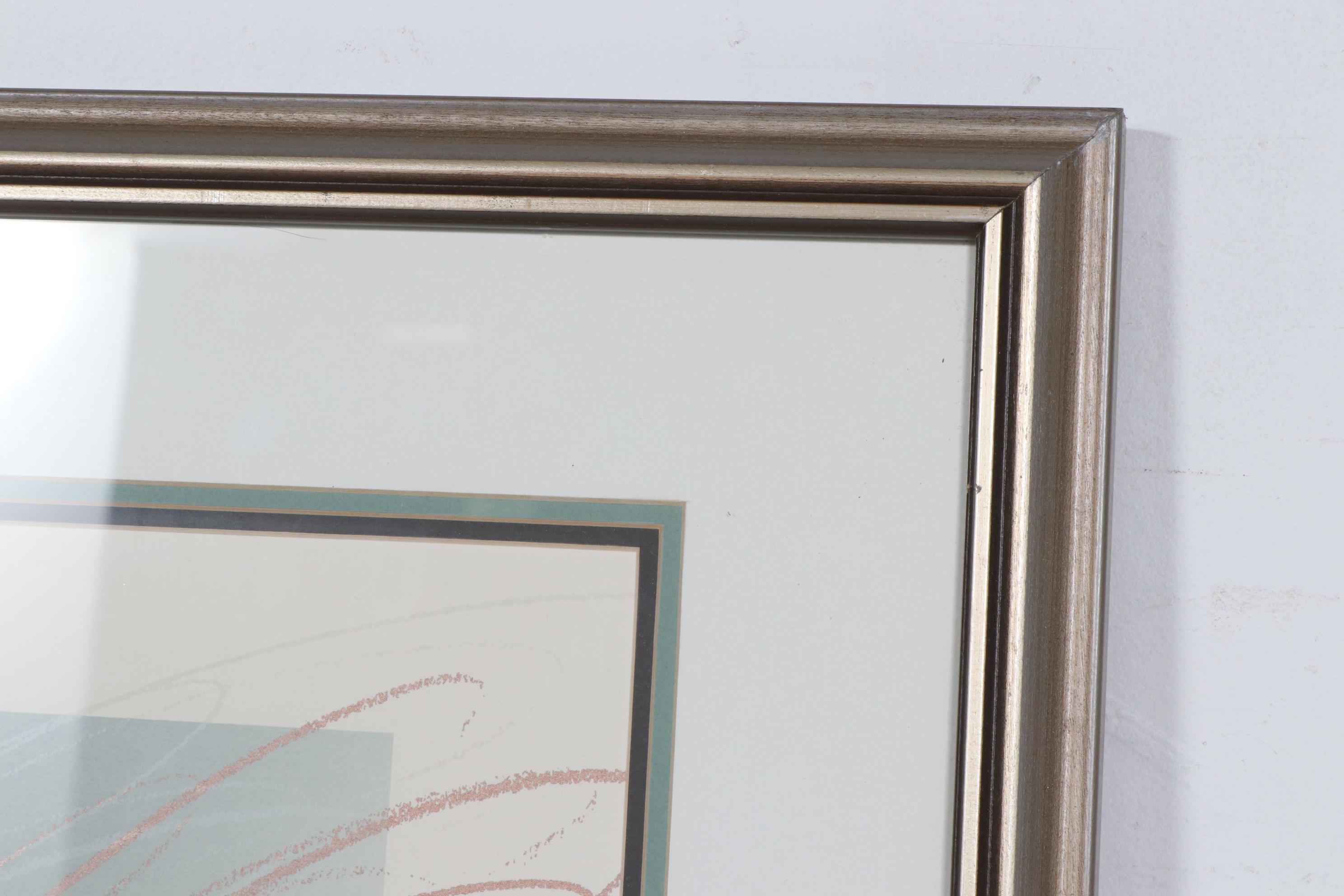 Roberta Adkins Embossed Lithograph "Inspiration"