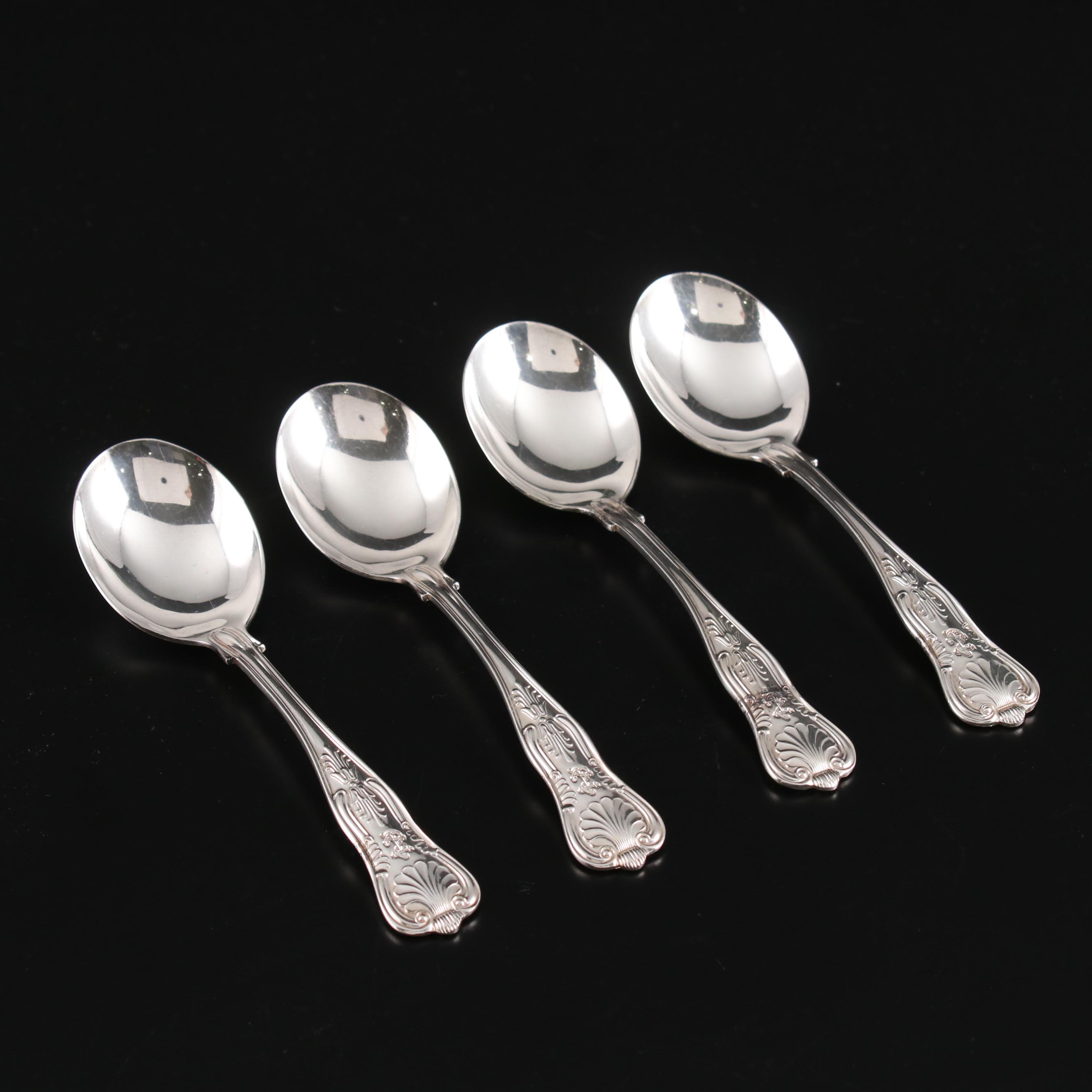 International Silver Co. "Kings" United States Navy Soup Spoons, 1970s