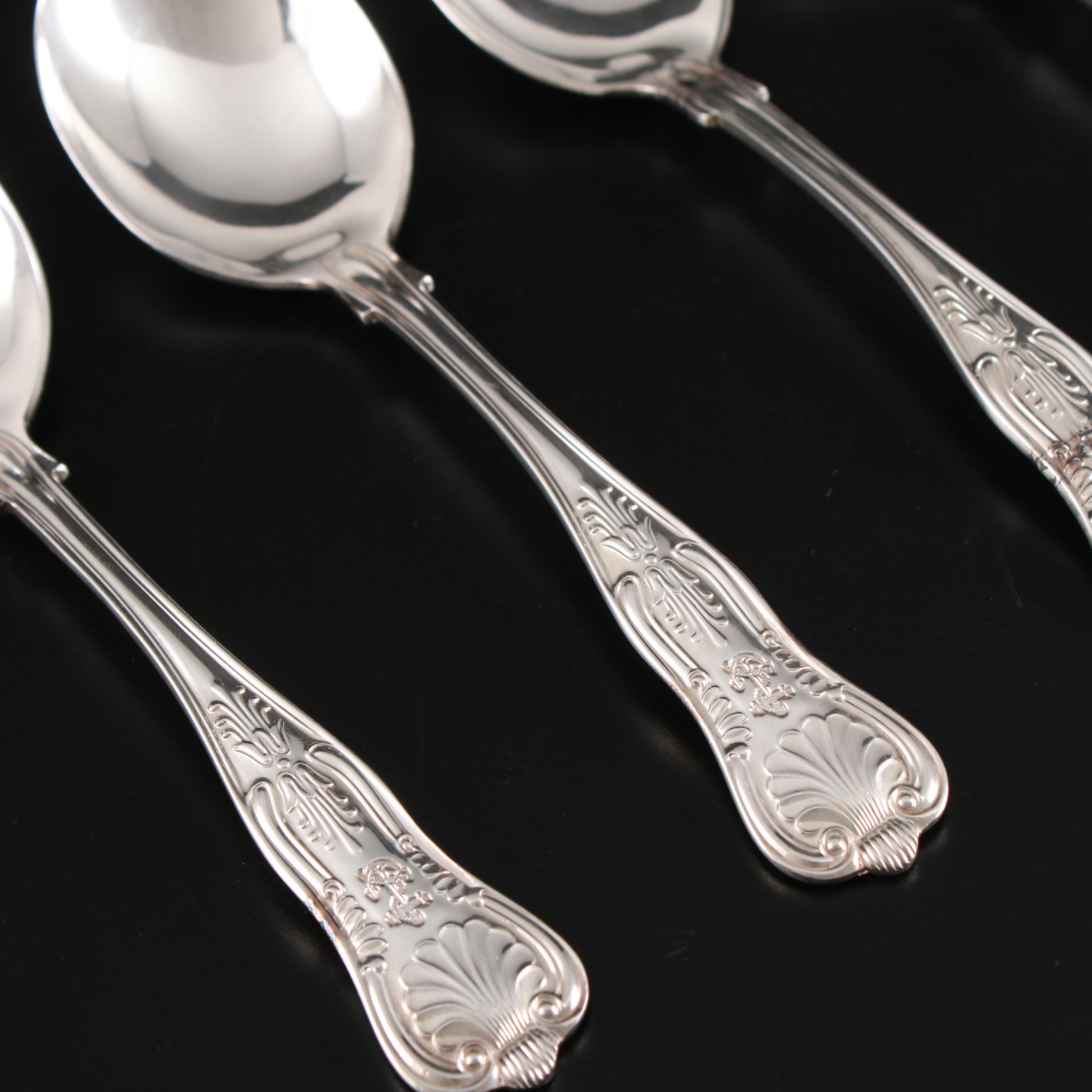 International Silver Co. "Kings" United States Navy Soup Spoons, 1970s