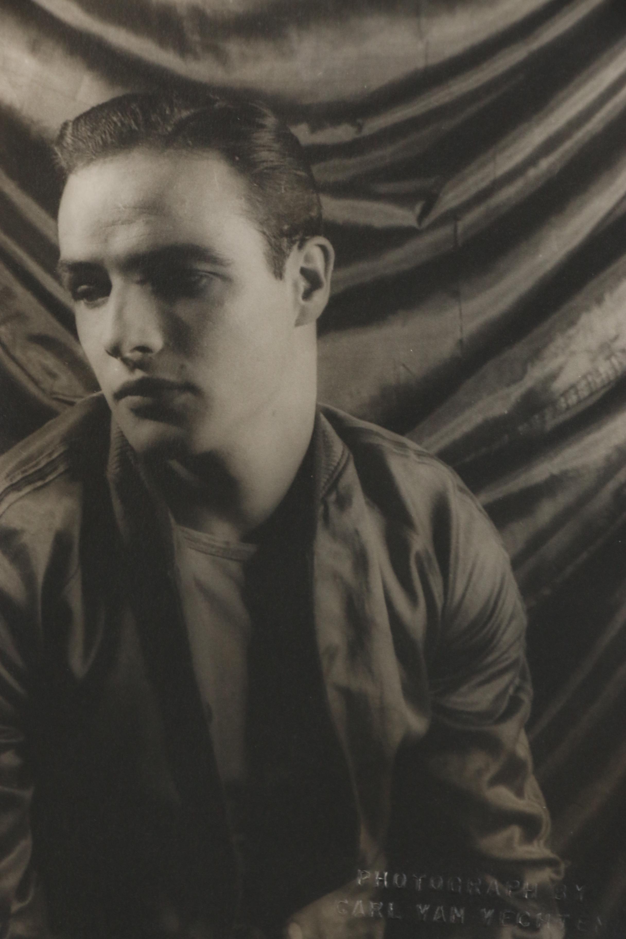 Carl Van Vechten Silver Gelatin Portrait Photograph of Marlon Brando, 1948