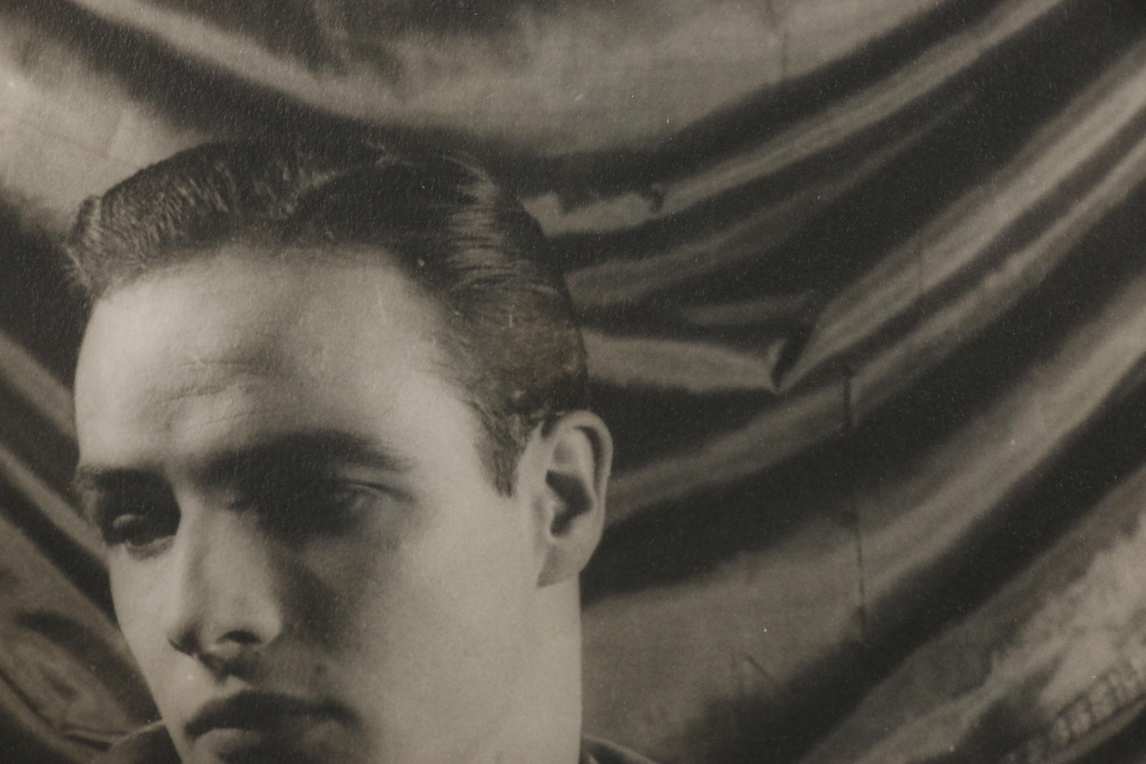 Carl Van Vechten Silver Gelatin Portrait Photograph of Marlon Brando, 1948